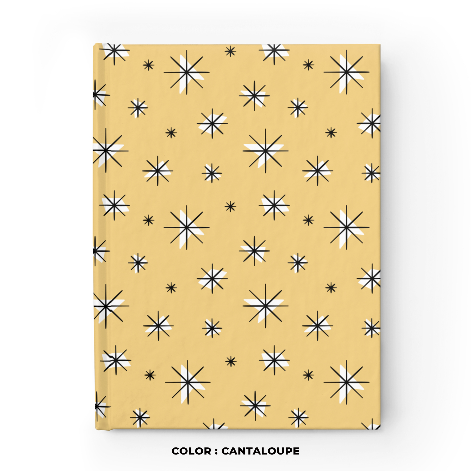 Retro Stars Journal in Cantaloupe product thumbnail image Retro Stars Journal in Cantaloupe product thumbnail image
