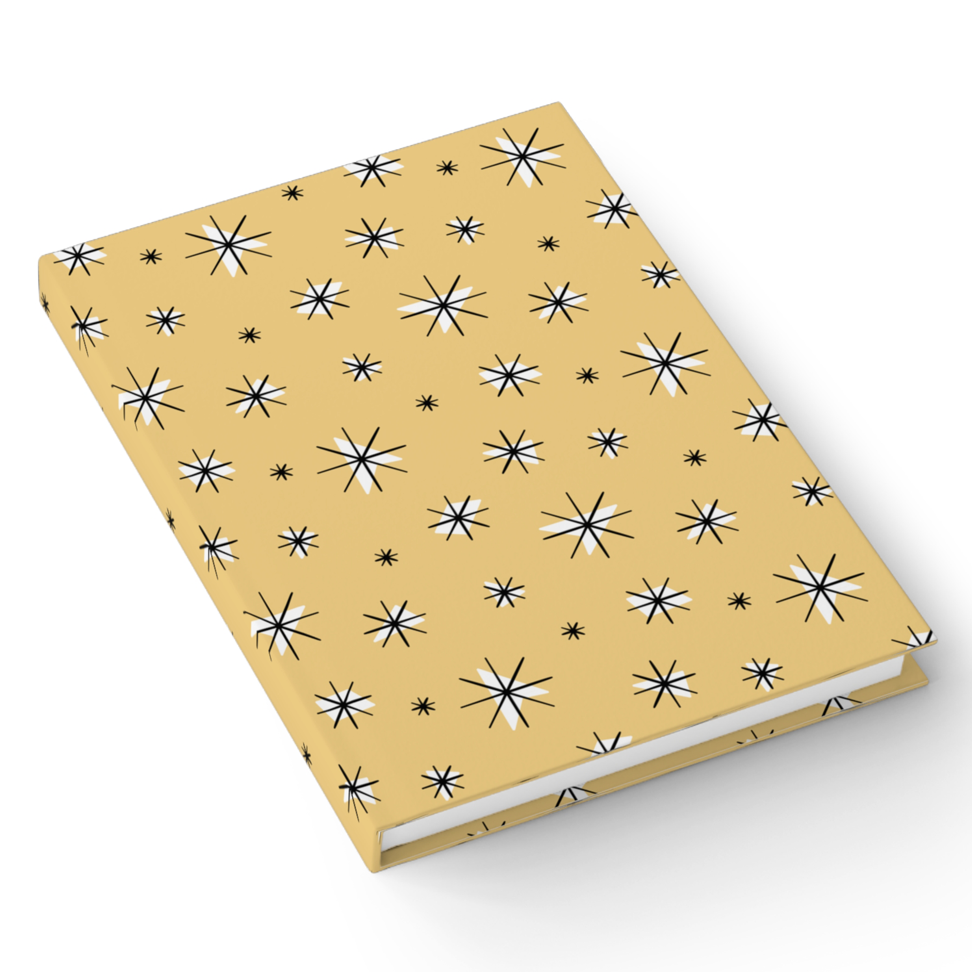 Retro Stars Journal in Cantaloupe product thumbnail image Retro Stars Journal in Cantaloupe product thumbnail image