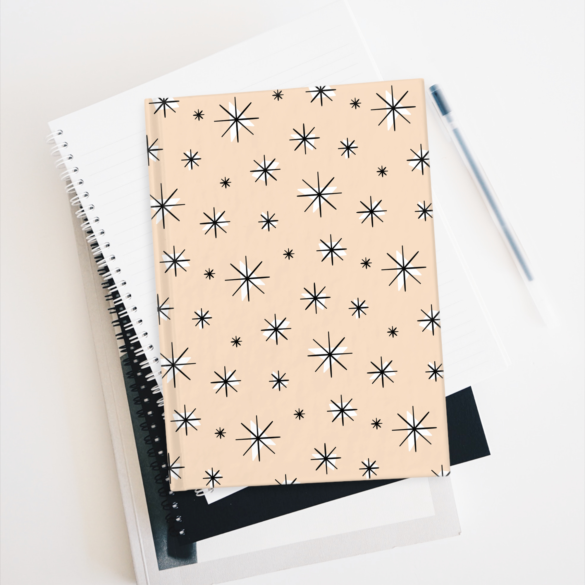 Retro Stars Journal in Scallop product thumbnail image Retro Stars Journal in Scallop product thumbnail image