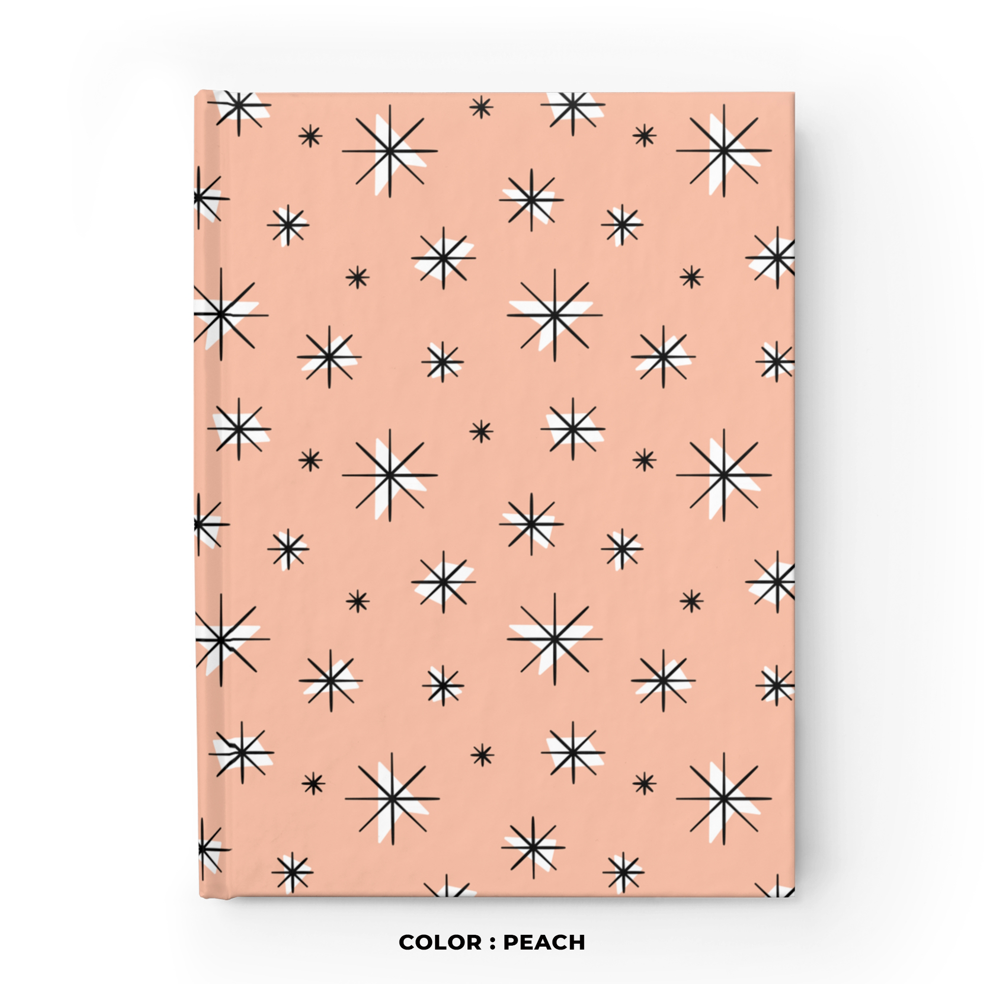 Retro Stars Journal in Peach product thumbnail image Retro Stars Journal in Peach product thumbnail image