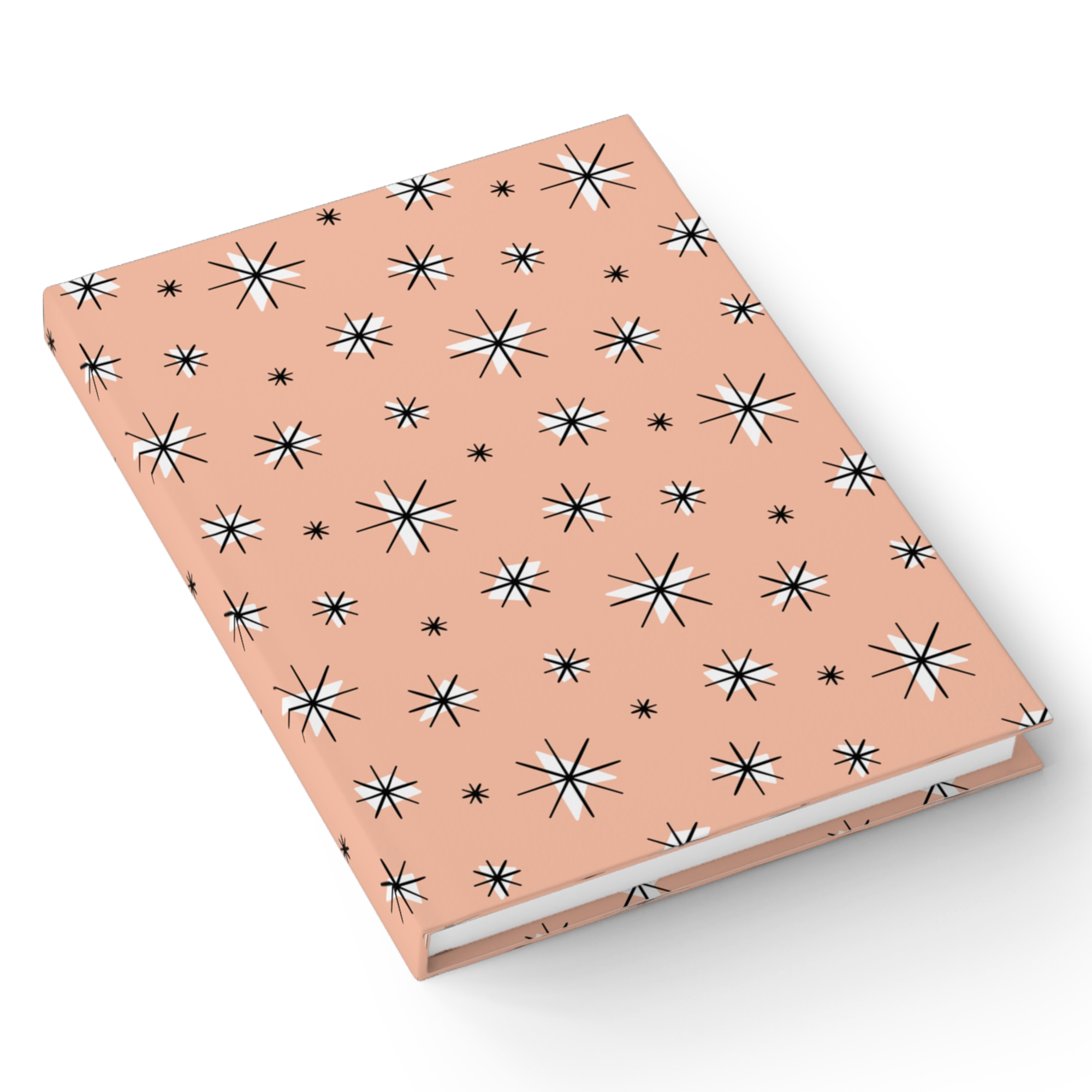 Retro Stars Journal in Peach product thumbnail image Retro Stars Journal in Peach product thumbnail image