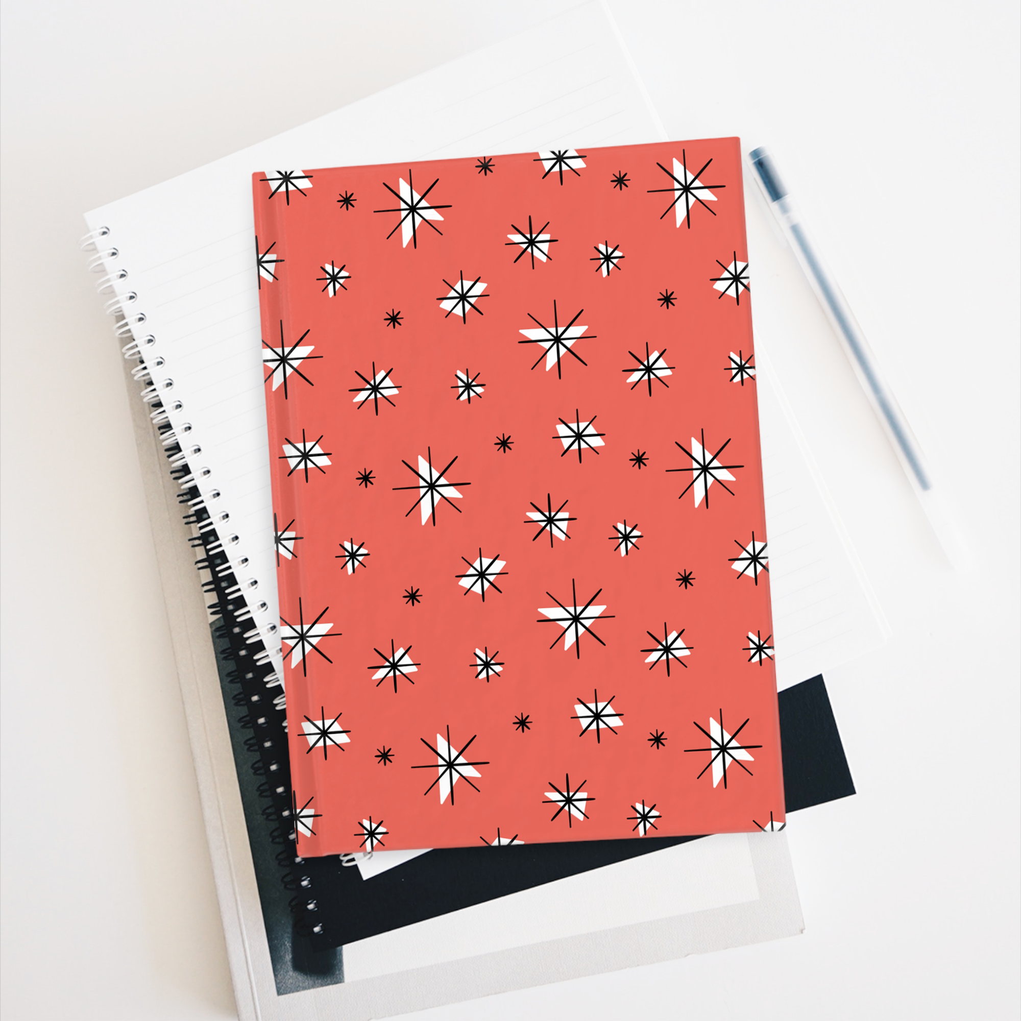 Retro Stars Journal in Cherry product thumbnail image Retro Stars Journal in Cherry product thumbnail image