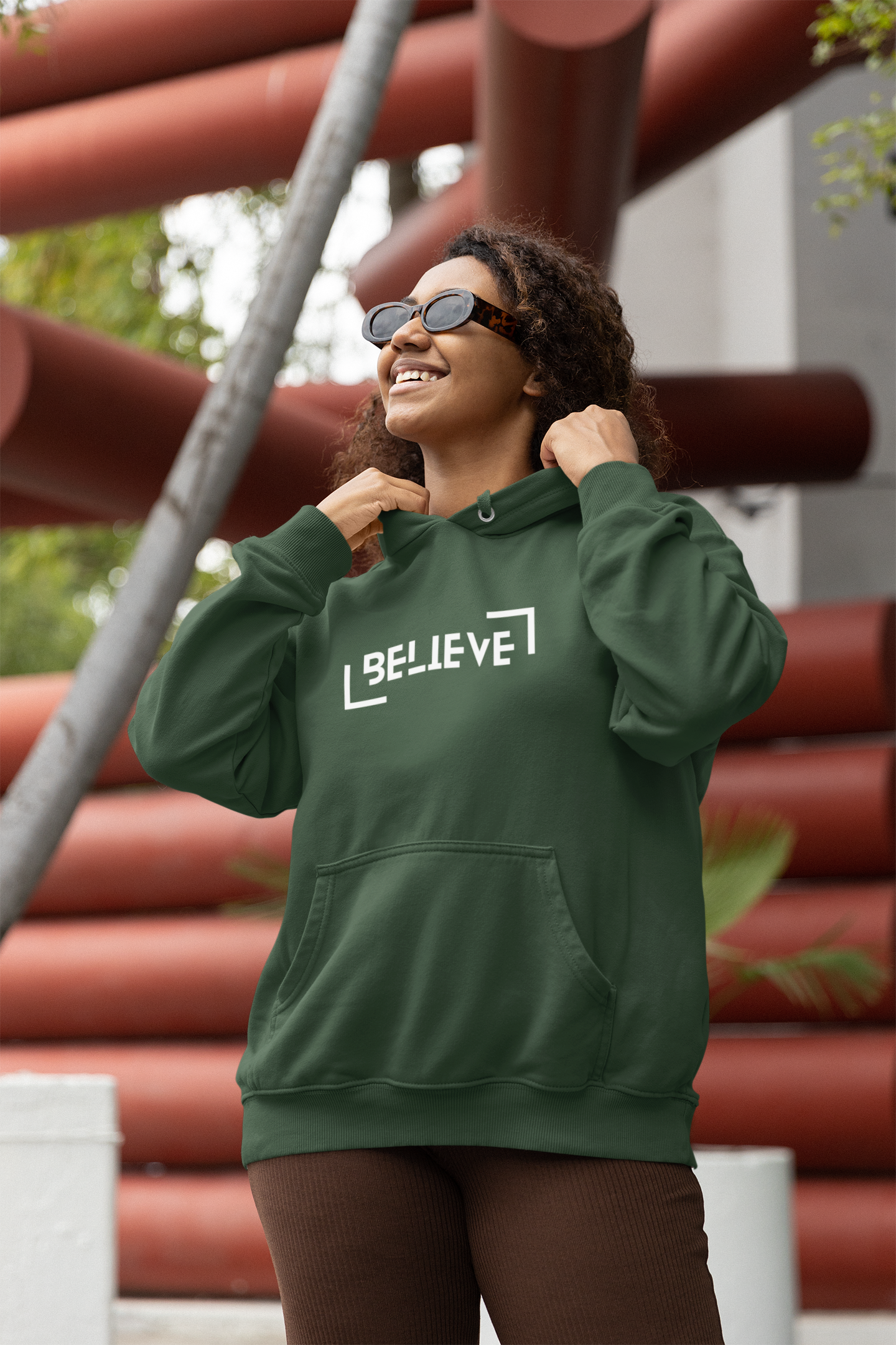 Believe Hooded Sweatshirt product thumbnail image Believe Hooded Sweatshirt product thumbnail image