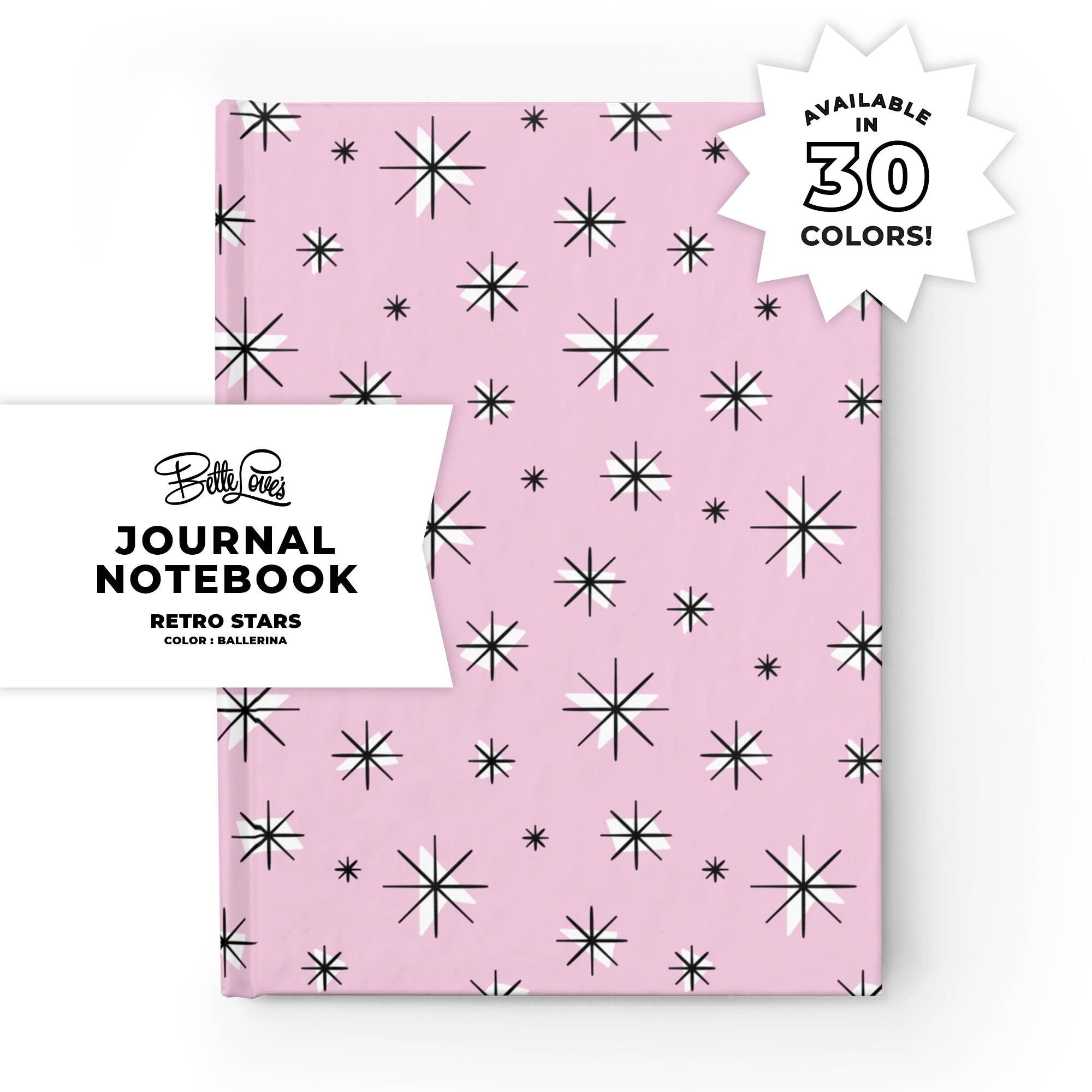 Retro Stars Journal in Ballerina