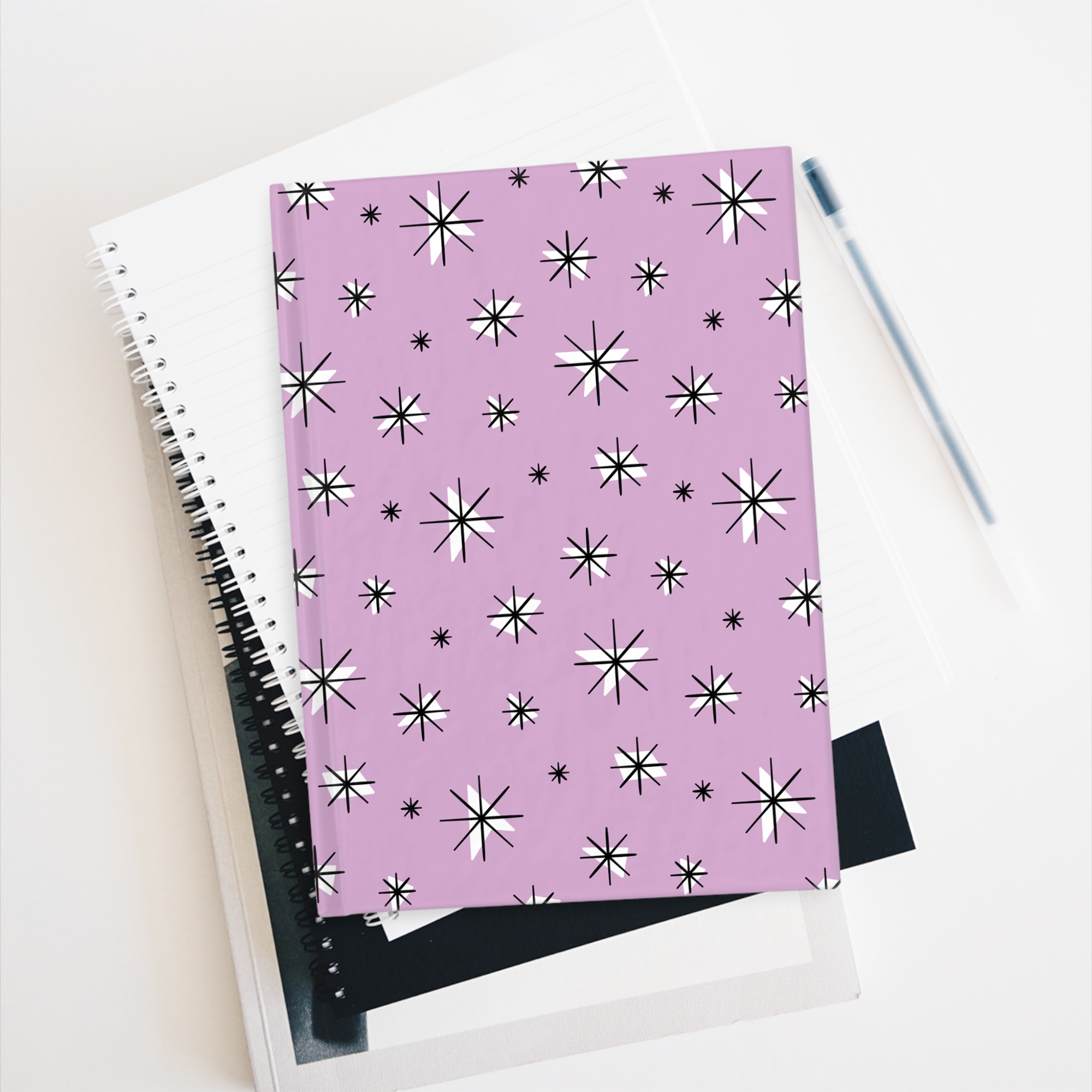 Retro Stars Journal in Amethyst product thumbnail image Retro Stars Journal in Amethyst product thumbnail image