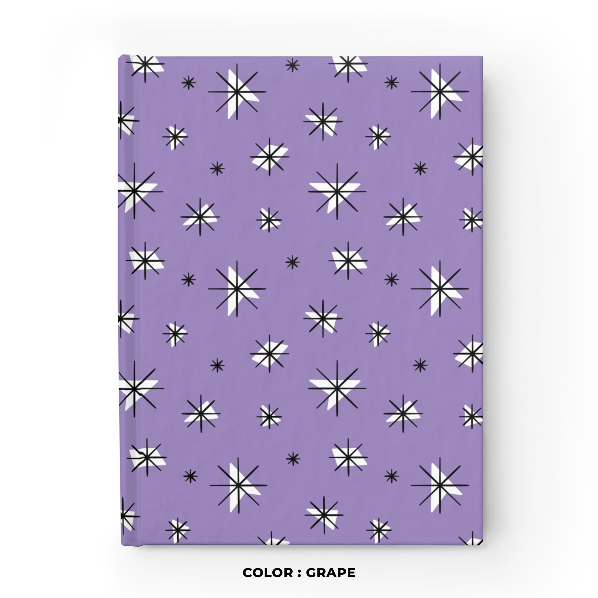 Retro Stars Journal in Grape product thumbnail image Retro Stars Journal in Grape product thumbnail image