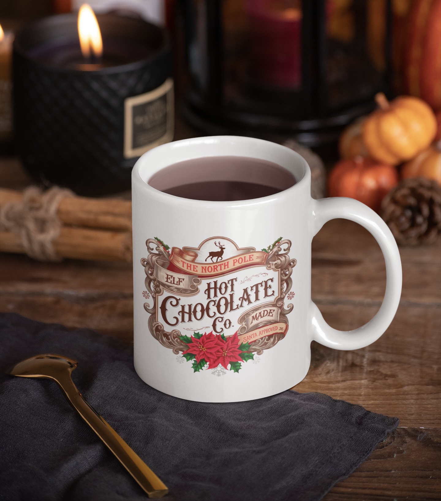 “Hot Chocolate" Ceramic Mug, (11oz, 15oz) product thumbnail image “Hot Chocolate" Ceramic Mug, (11oz, 15oz) product thumbnail image