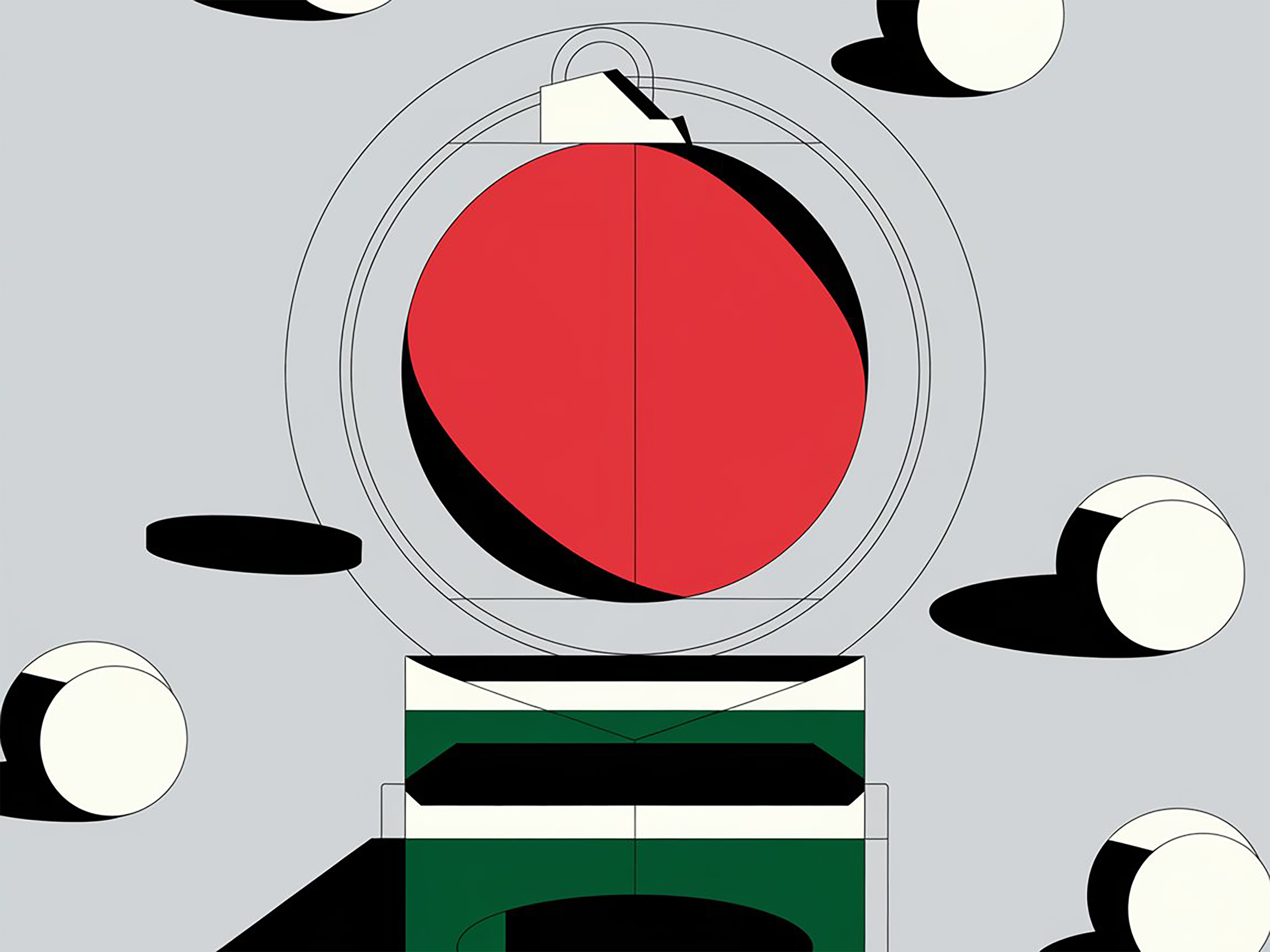 Minimalist Christmas Tree: Modern Holiday Insulated Tumbler product thumbnail image