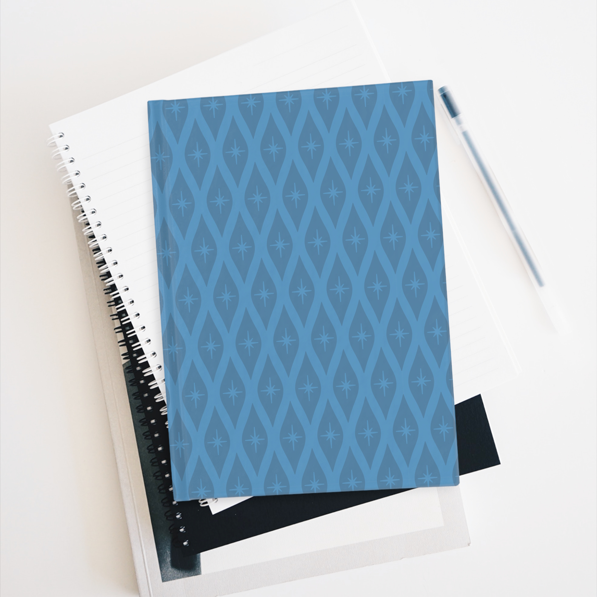 Retro Ogee Journal in Denim Duotone product thumbnail image Retro Ogee Journal in Denim Duotone product thumbnail image