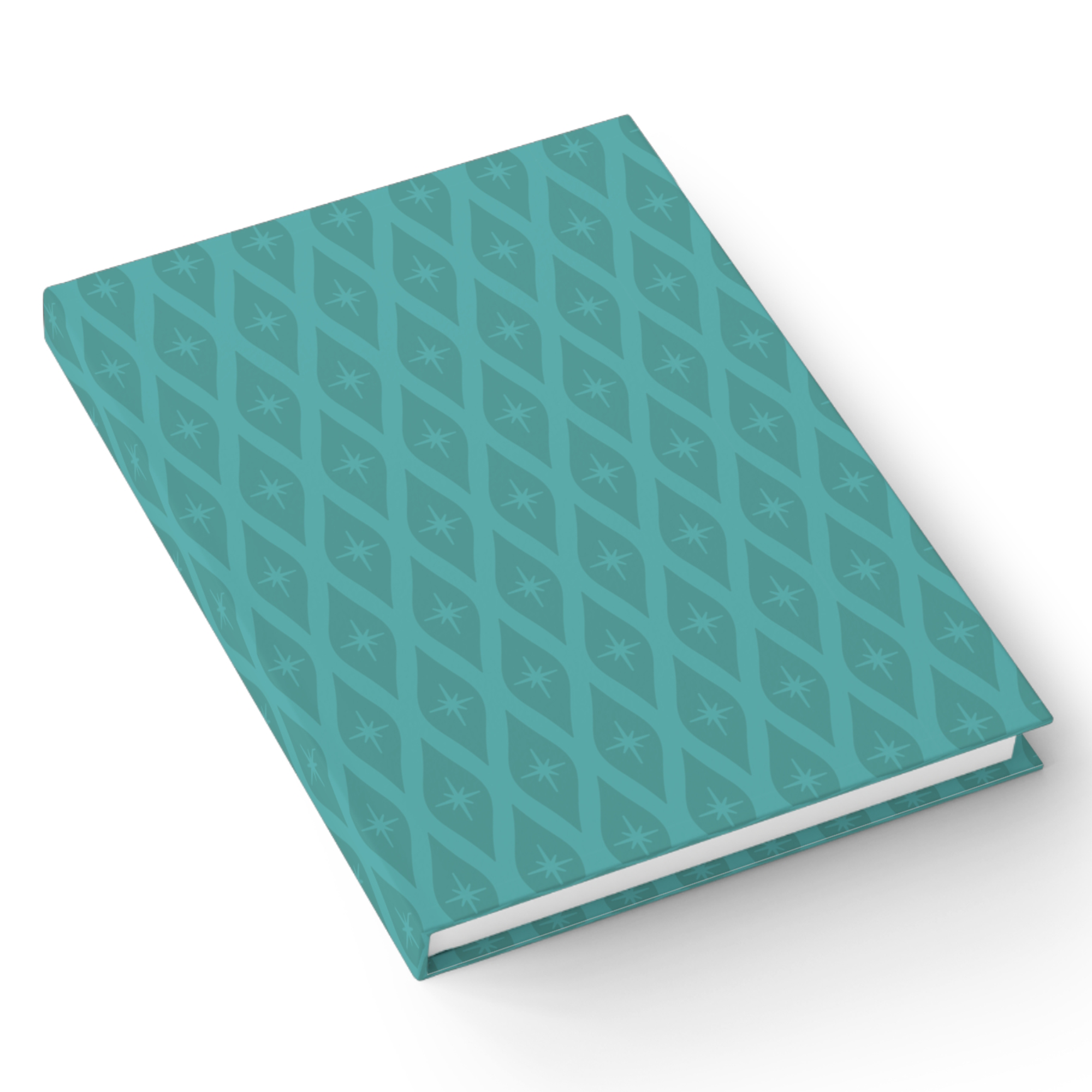 Retro Ogee Journal in Turquoise Duotone product thumbnail image Retro Ogee Journal in Turquoise Duotone product thumbnail image