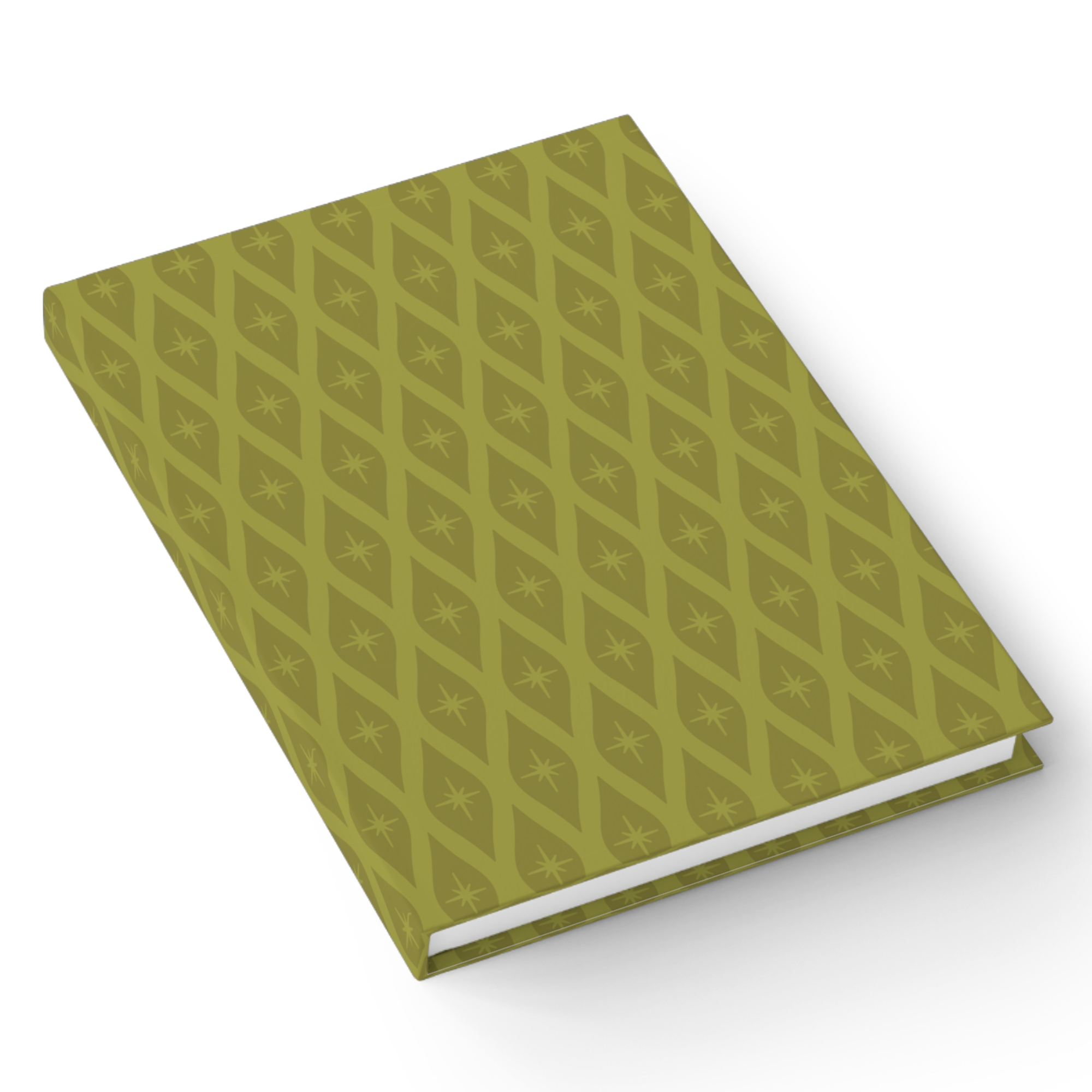 Retro Ogee Journal in Olive Duotone product thumbnail image Retro Ogee Journal in Olive Duotone product thumbnail image