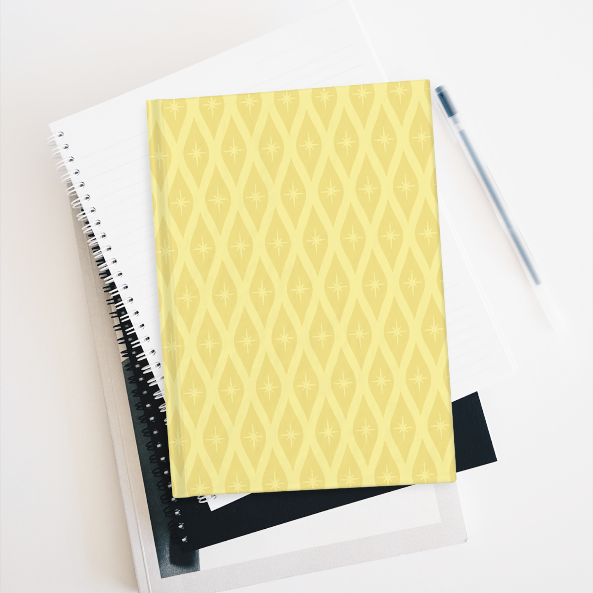 Retro Ogee Journal in Lemonade Duotone product thumbnail image Retro Ogee Journal in Lemonade Duotone product thumbnail image