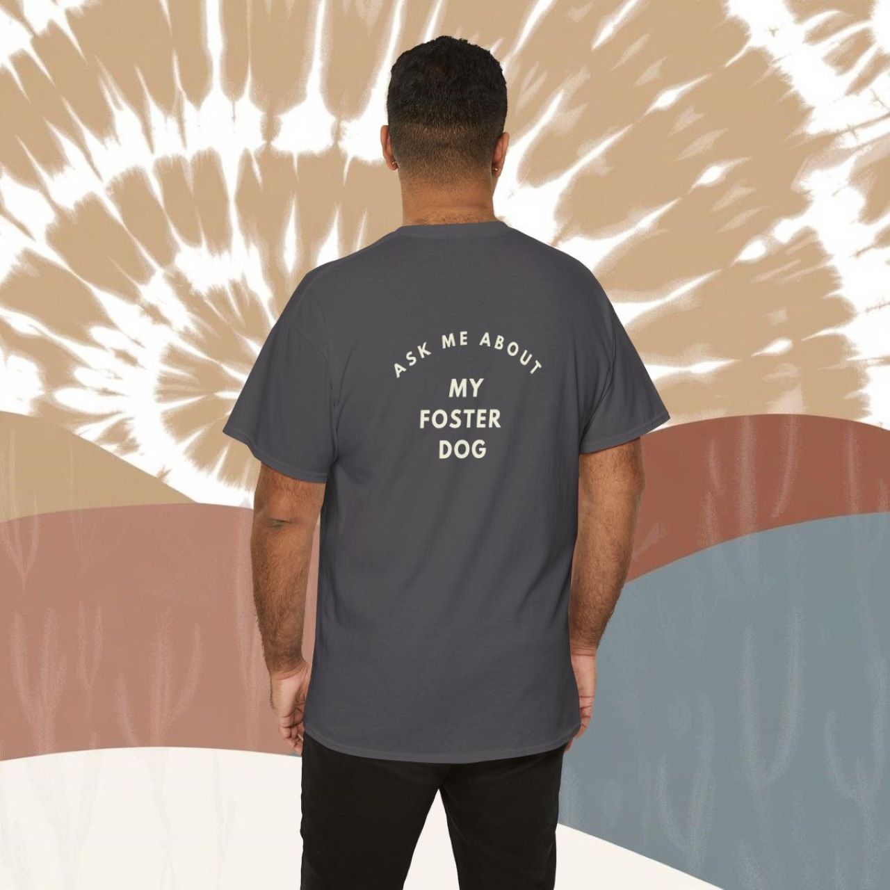 Ask Me About My Foster Dog Two-Sided Unisex T product thumbnail image Ask Me About My Foster Dog Two-Sided Unisex T product thumbnail image