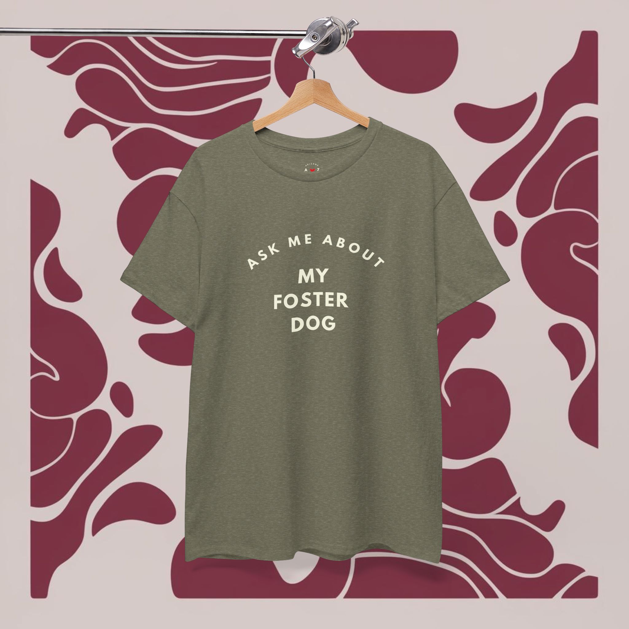 Ask Me About My Foster Dog Unisex T product thumbnail image Ask Me About My Foster Dog Unisex T product thumbnail image