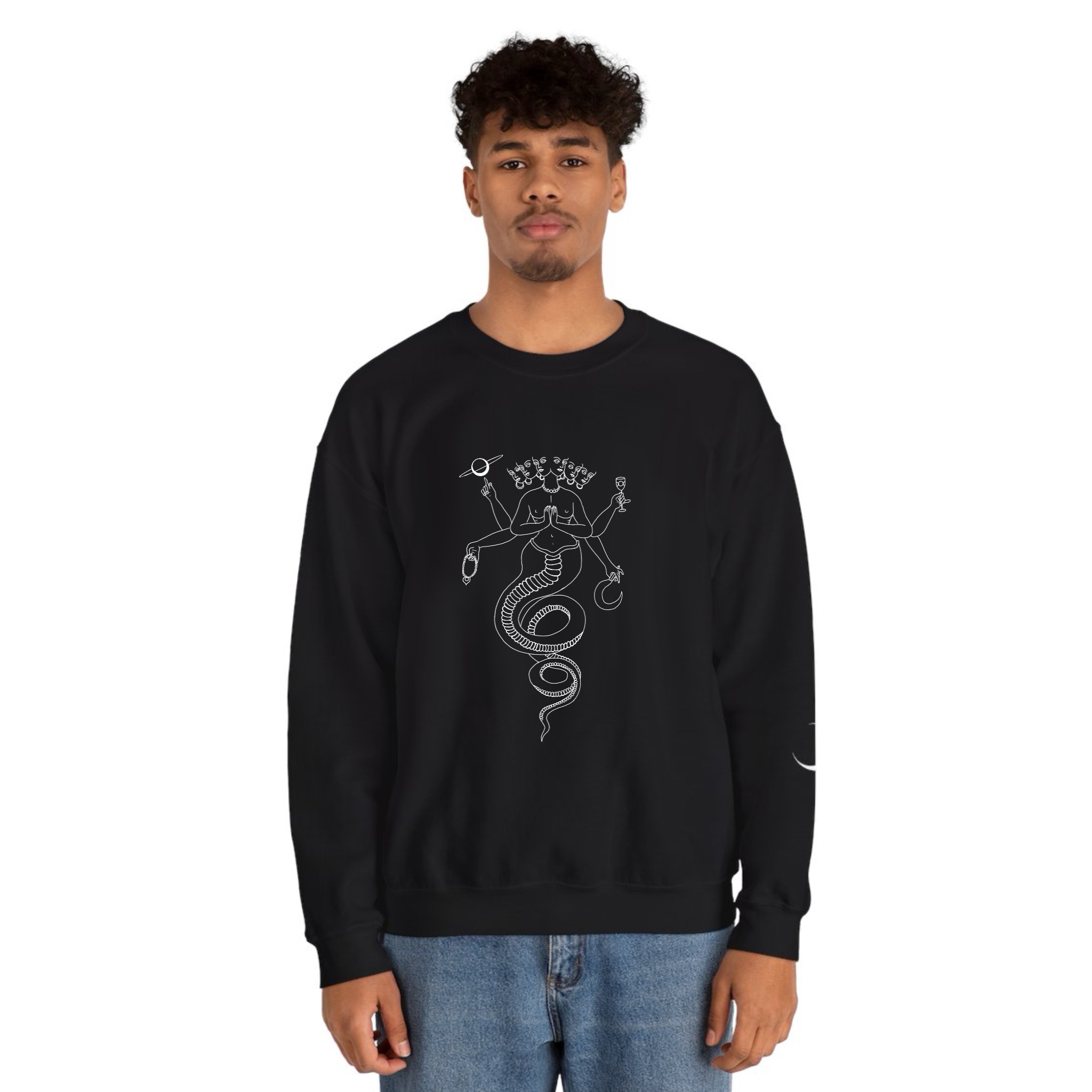 Naga Goddess Crewneck Sweatshirt product thumbnail image Naga Goddess Crewneck Sweatshirt product thumbnail image