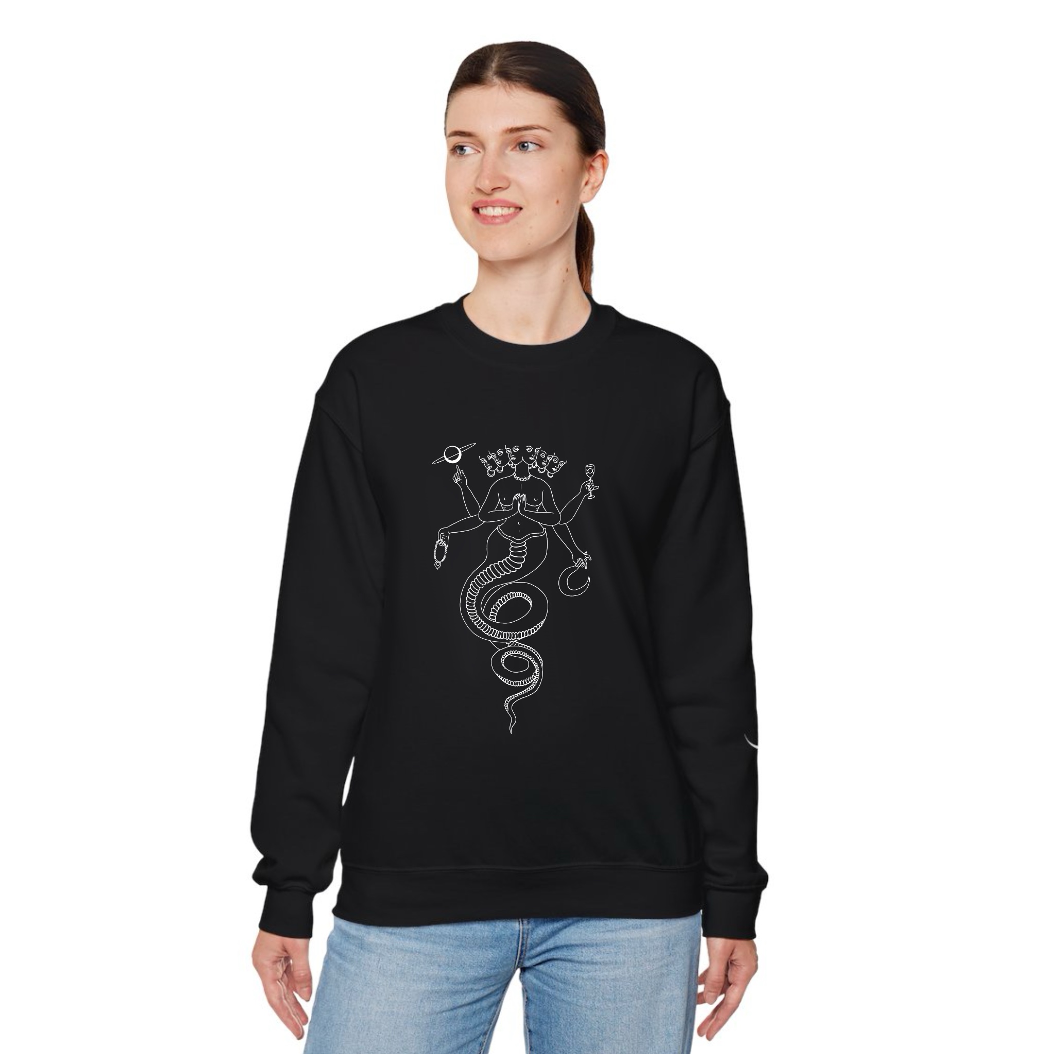 Naga Goddess Crewneck Sweatshirt product thumbnail image Naga Goddess Crewneck Sweatshirt product thumbnail image