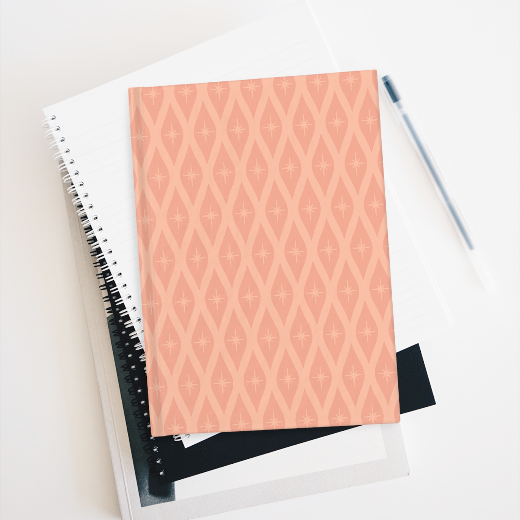Retro Ogee Journal in Peach Duotone product thumbnail image Retro Ogee Journal in Peach Duotone product thumbnail image