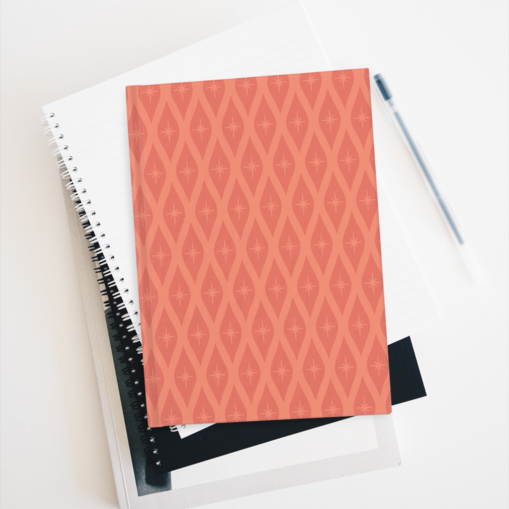Retro Ogee Journal in Grapefruit Duotone product thumbnail image Retro Ogee Journal in Grapefruit Duotone product thumbnail image