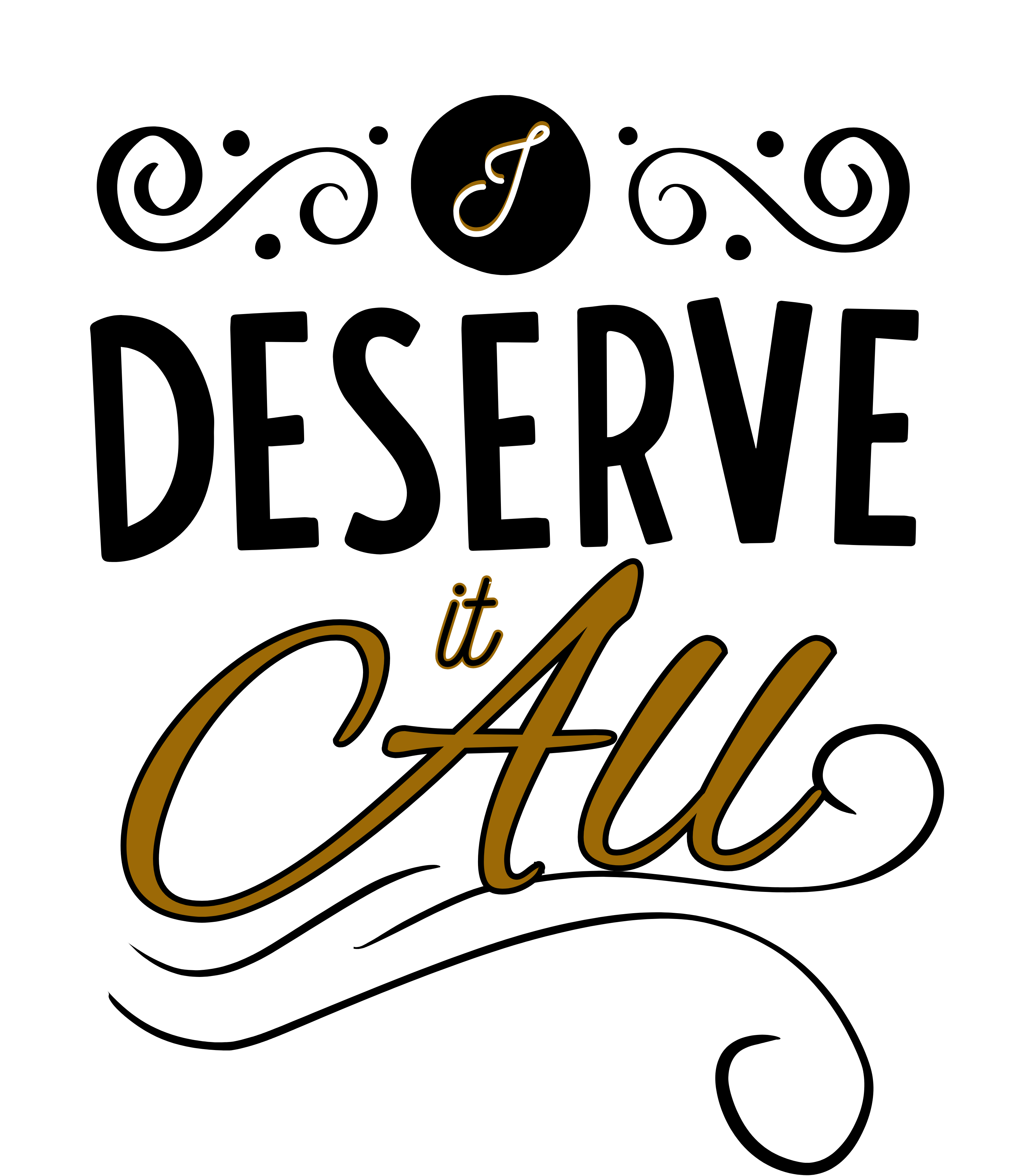 "I Deserve It All" Women's Skater Dress product thumbnail image