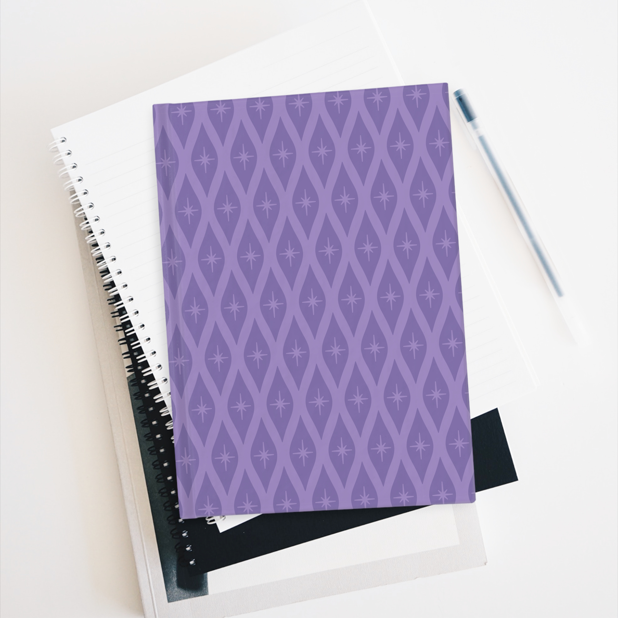 Retro Ogee Journal in Grape Duotone product thumbnail image Retro Ogee Journal in Grape Duotone product thumbnail image
