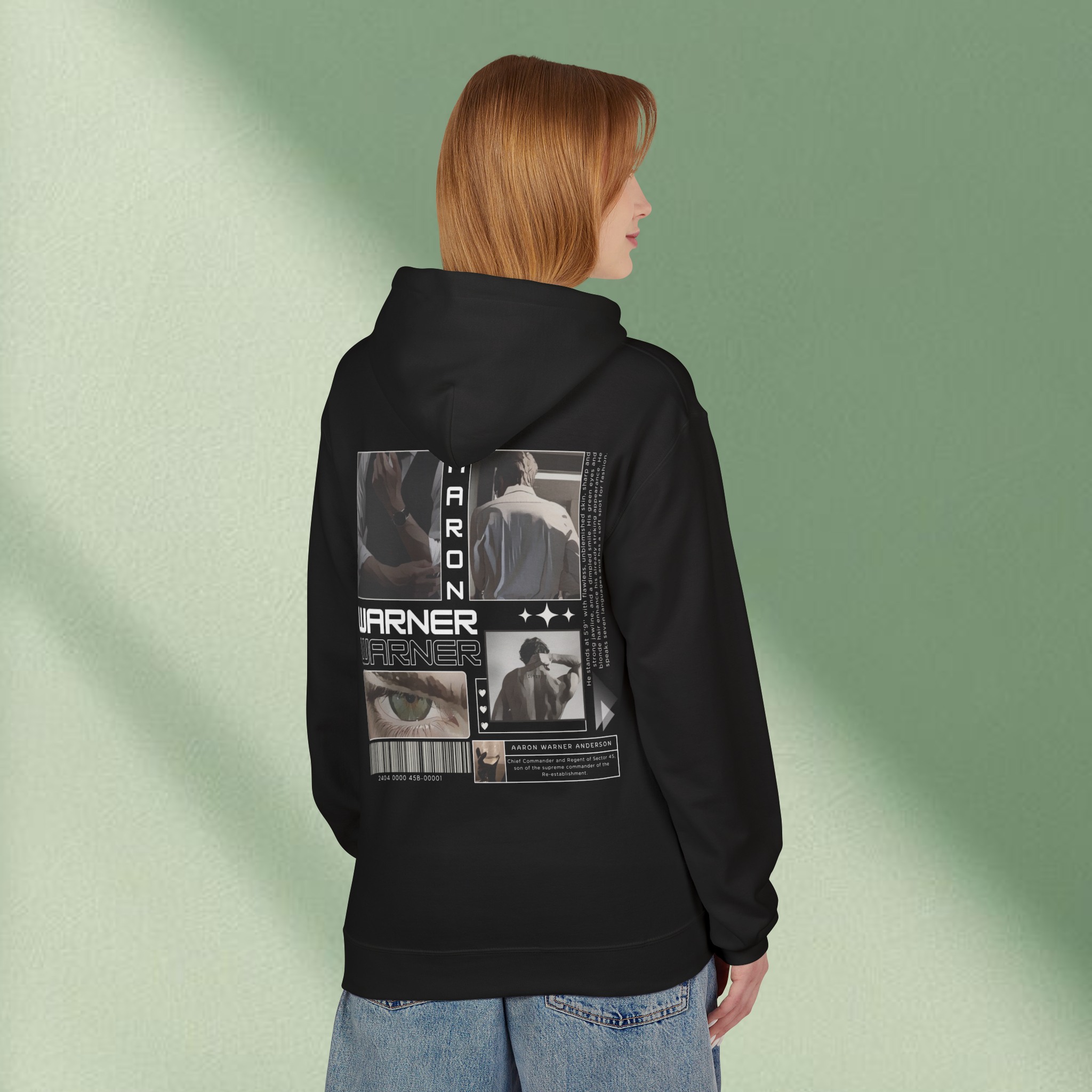 Aaron Warner Shatter Me Hooded Sweatshirt | Bookish Merch product thumbnail image