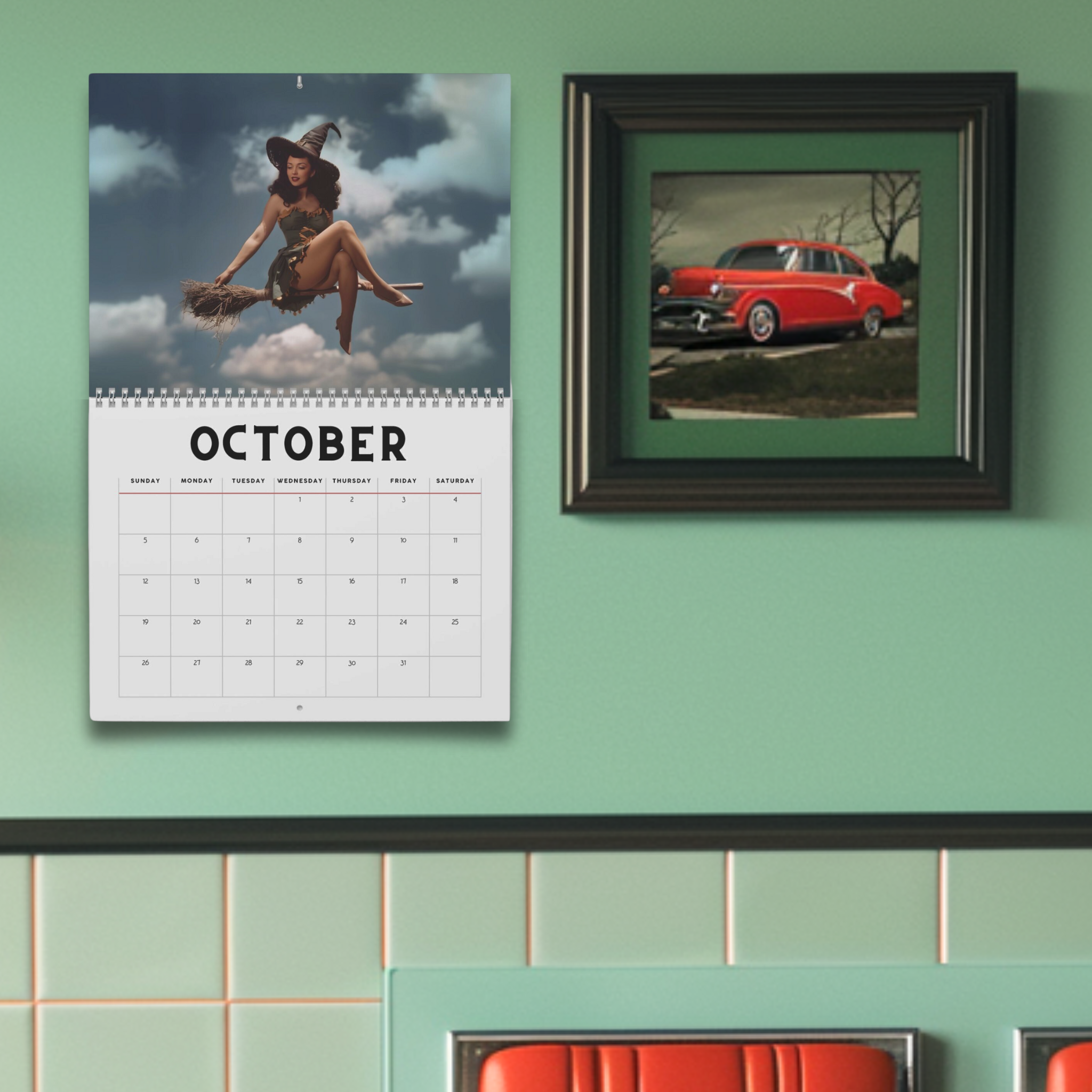 Pin Up Girl Wall Calendar 2025 Featuring Jessica Vill product thumbnail image Pin Up Girl Wall Calendar 2025 Featuring Jessica Vill product thumbnail image