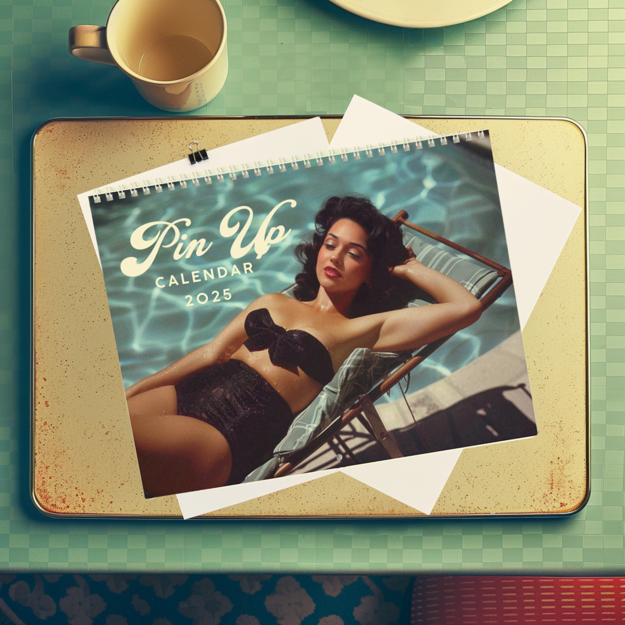 Pin Up Girl Wall Calendar 2025 Featuring Jessica Vill product thumbnail image Pin Up Girl Wall Calendar 2025 Featuring Jessica Vill product thumbnail image