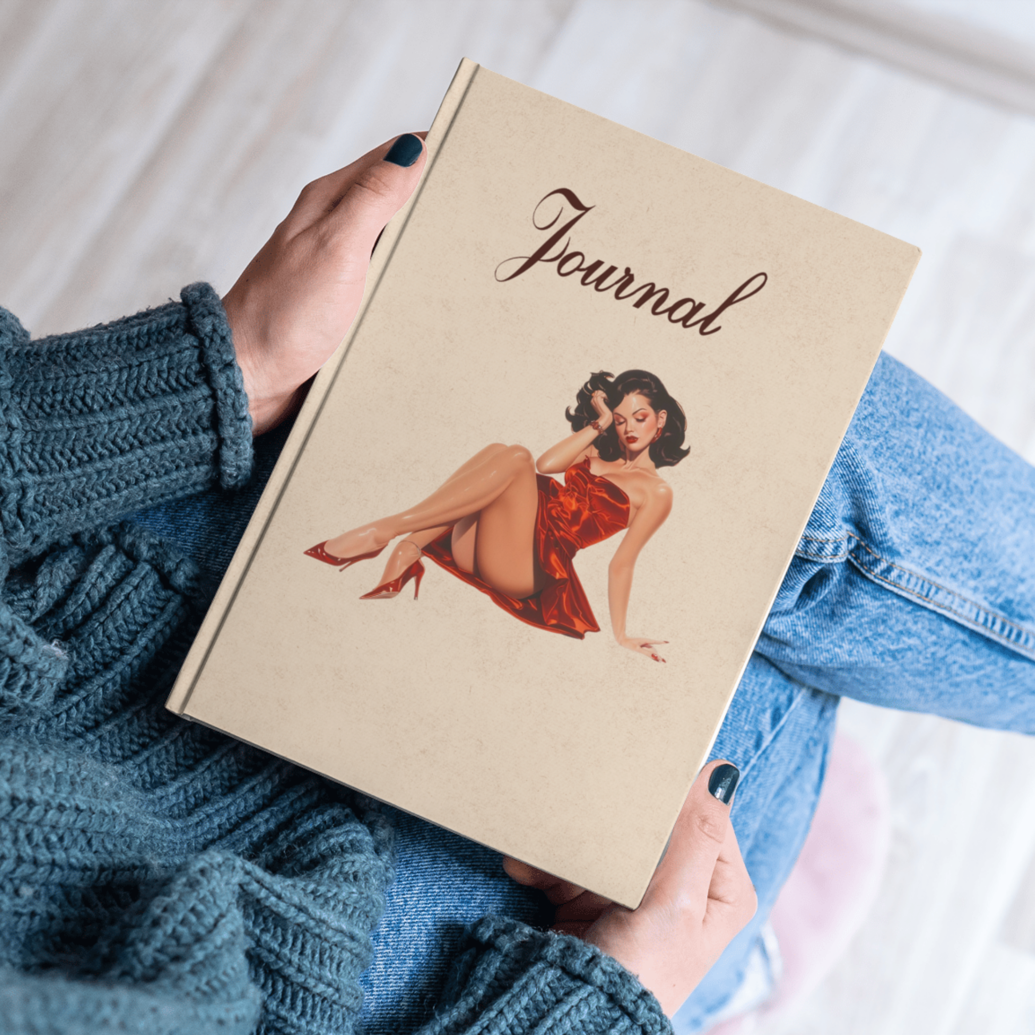 Journal, Pin Up Illustration of Jessica Vill product thumbnail image Journal, Pin Up Illustration of Jessica Vill product thumbnail image