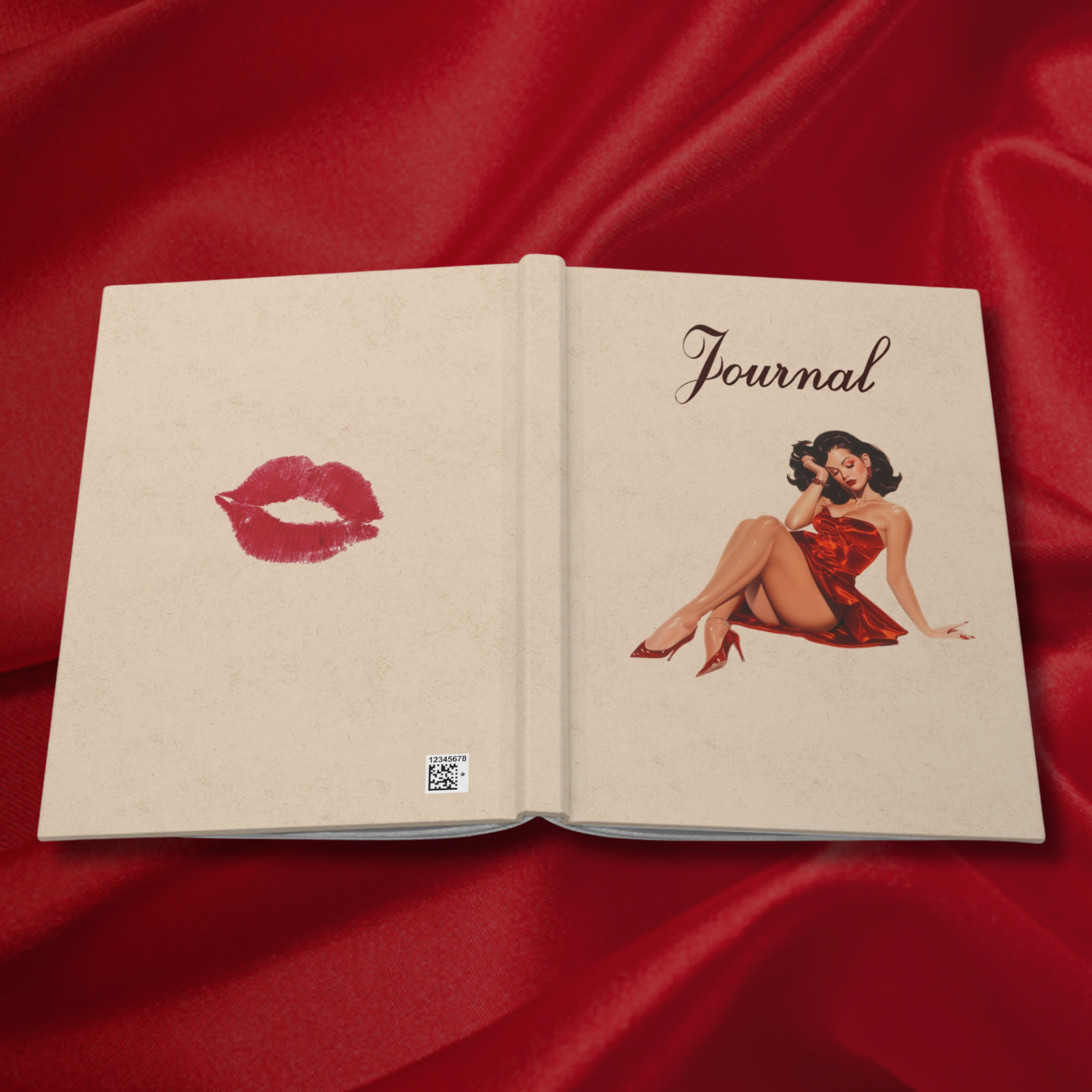 Journal, Pin Up Illustration of Jessica Vill product thumbnail image Journal, Pin Up Illustration of Jessica Vill product thumbnail image