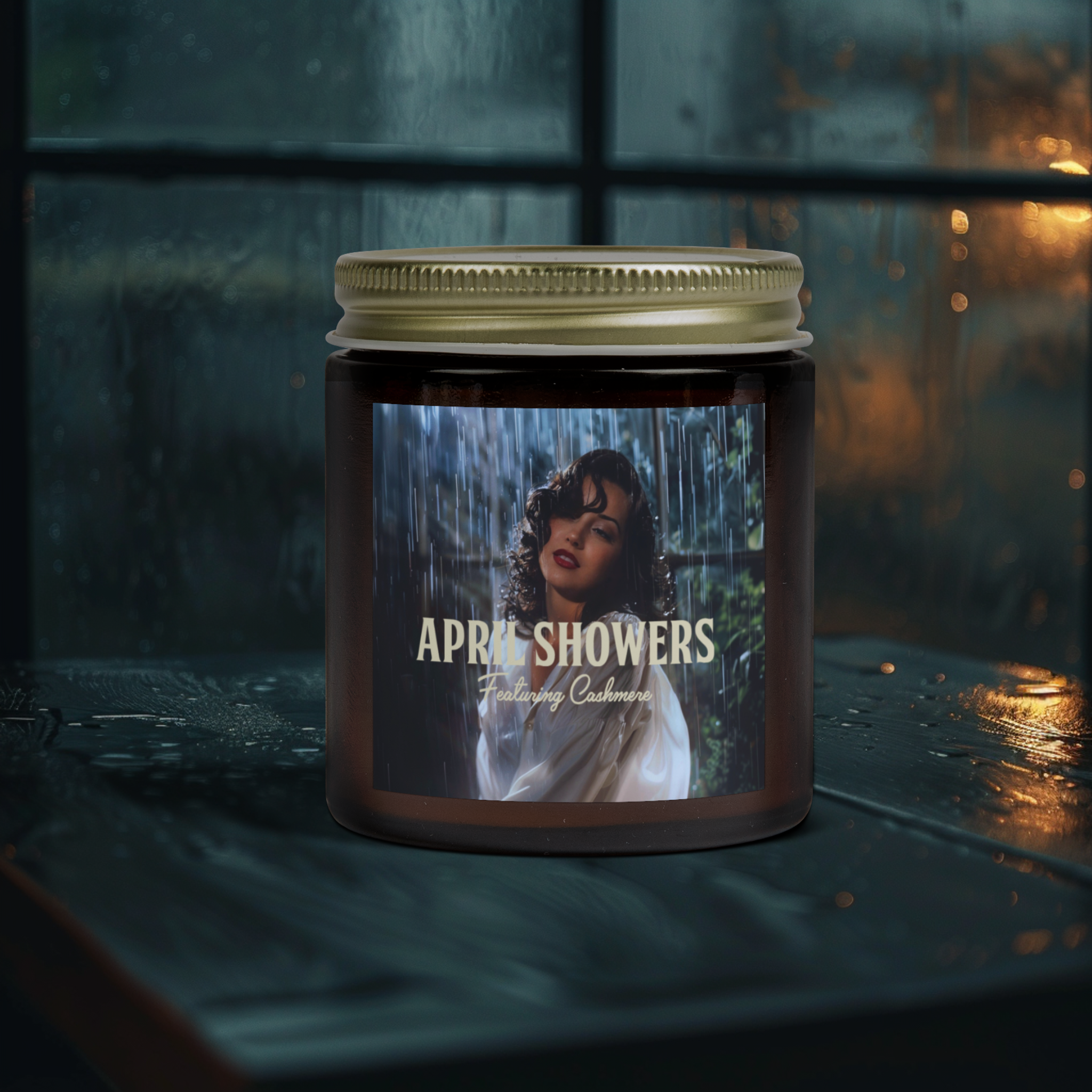 April Showers Pin Up Candle - Cashmere Musk Scented product thumbnail image April Showers Pin Up Candle - Cashmere Musk Scented product thumbnail image