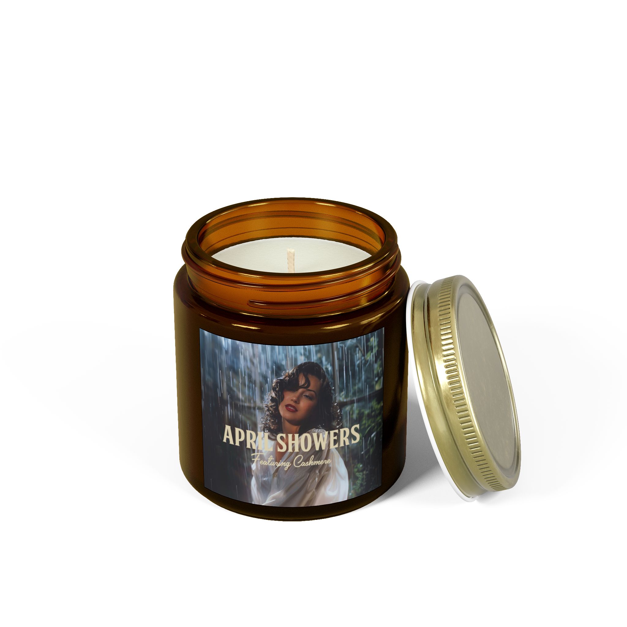 April Showers Pin Up Candle - Cashmere Musk Scented product thumbnail image April Showers Pin Up Candle - Cashmere Musk Scented product thumbnail image
