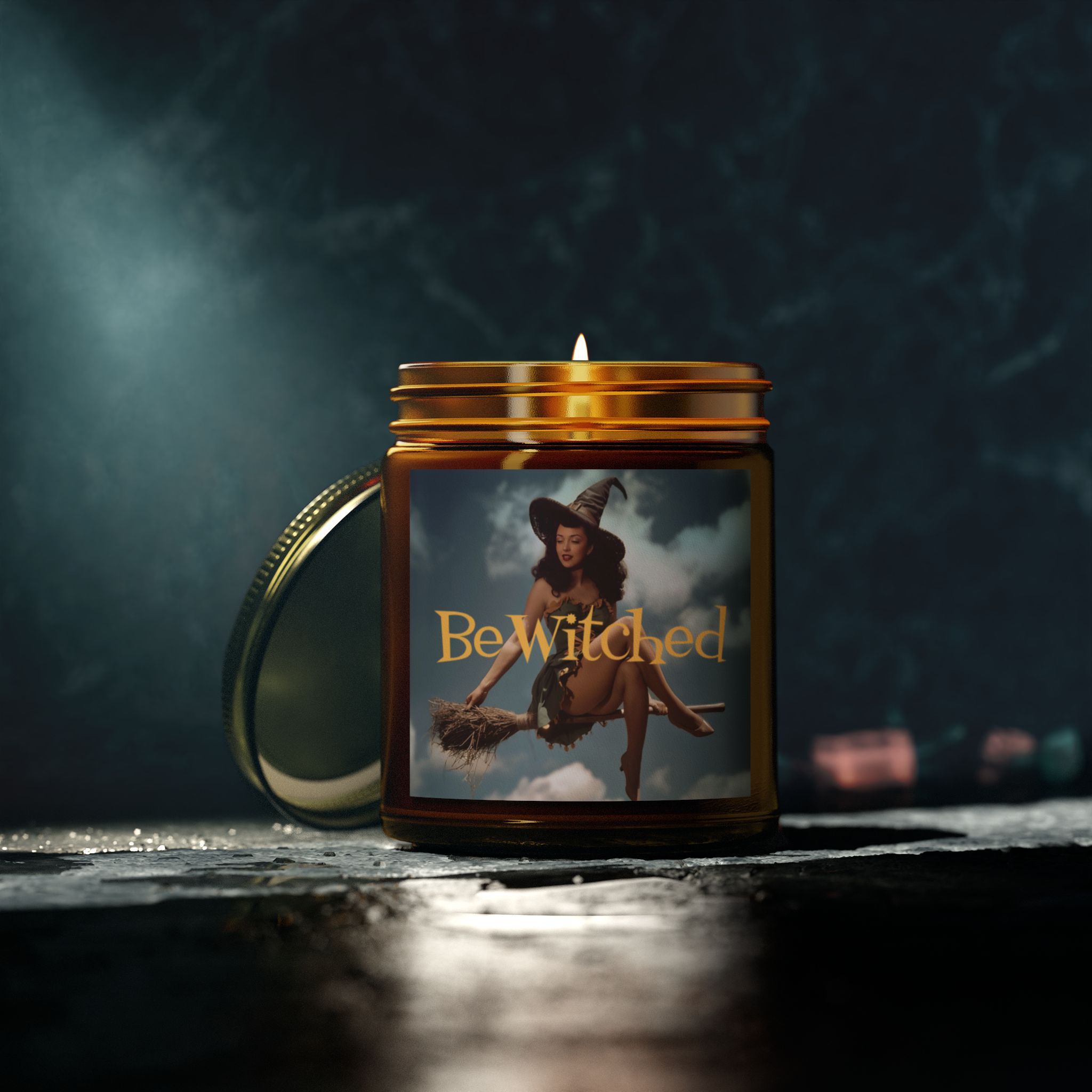 Bewitched Pin Up Candle - Cinnamon Chai Scented product thumbnail image Bewitched Pin Up Candle - Cinnamon Chai Scented product thumbnail image