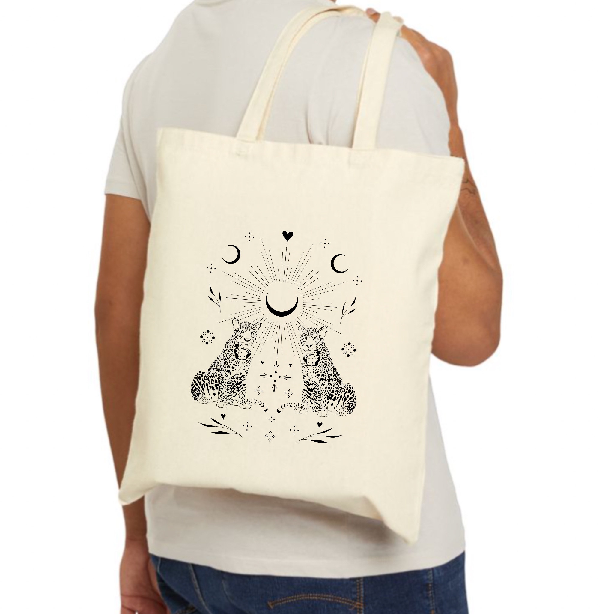 Pussy Magic Cotton Canvas Tote Bag product thumbnail image Pussy Magic Cotton Canvas Tote Bag product thumbnail image