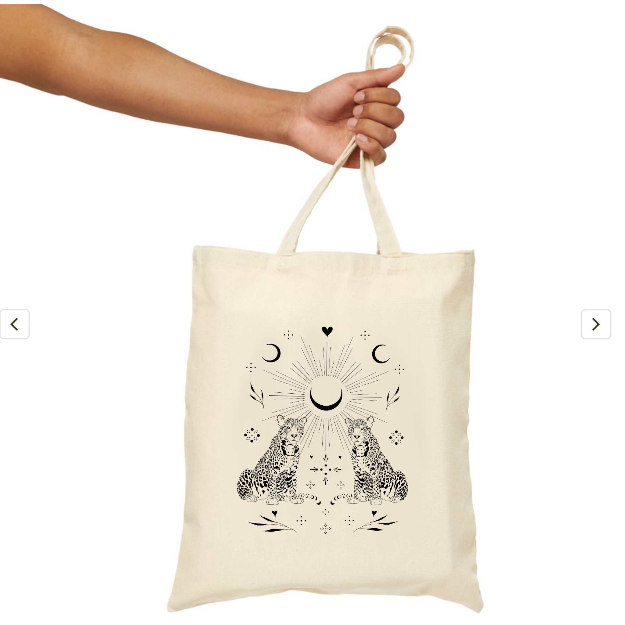 Pussy Magic Cotton Canvas Tote Bag product thumbnail image Pussy Magic Cotton Canvas Tote Bag product thumbnail image