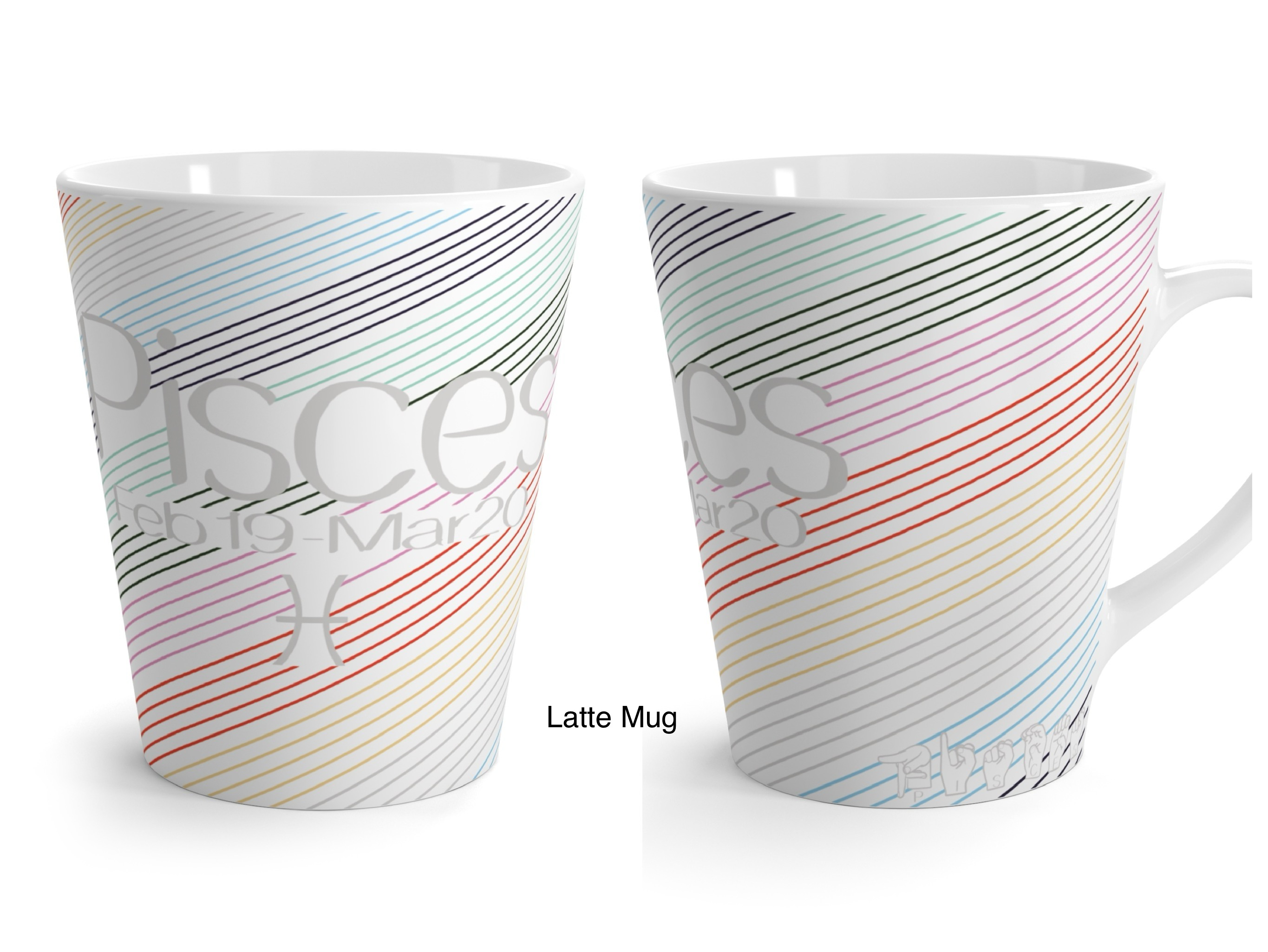 Pisces Latte Mug 12oz Pisces Latte Mug 12oz