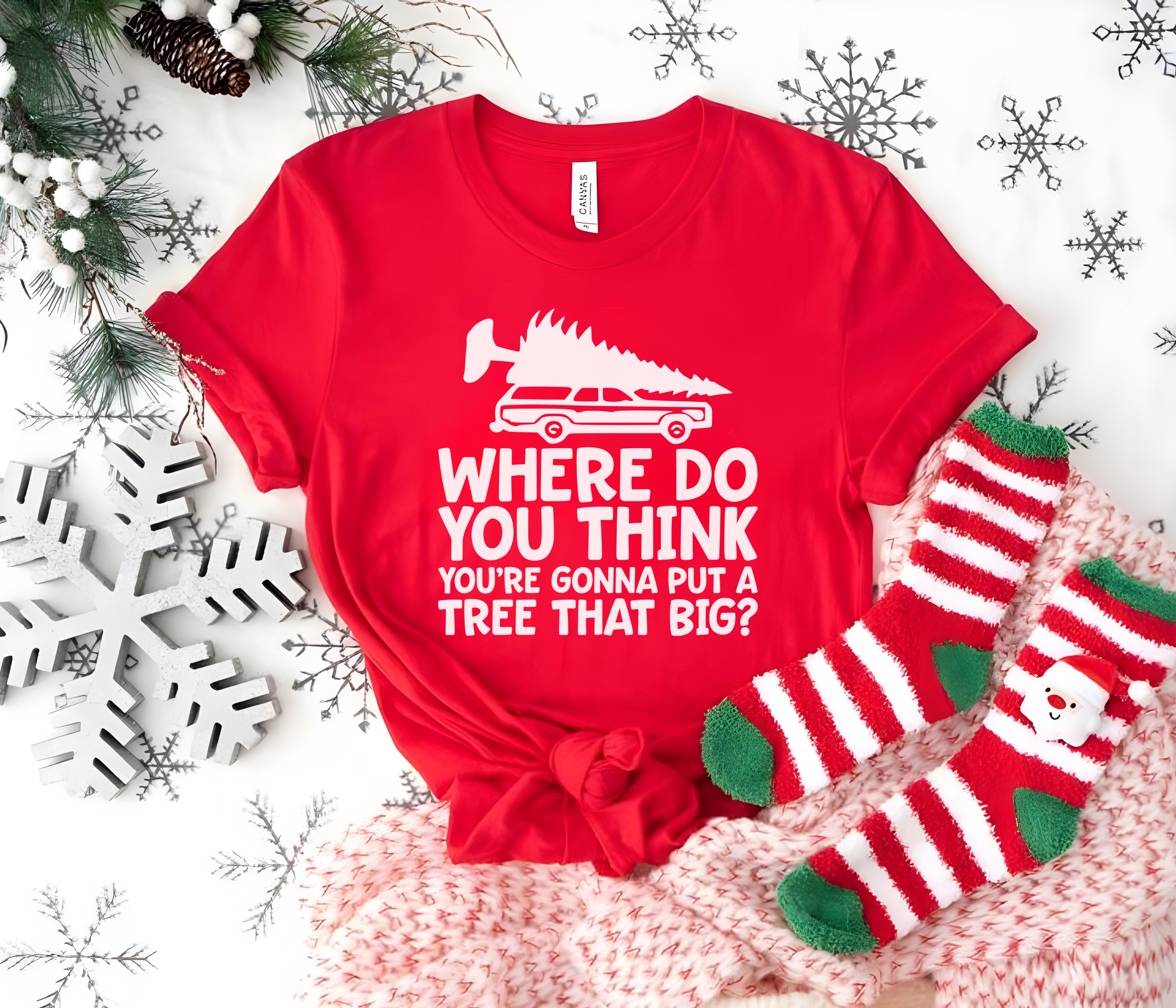 Matching Couple Tees – Festive and Funny Holiday Style product thumbnail image Matching Couple Tees – Festive and Funny Holiday Style product thumbnail image