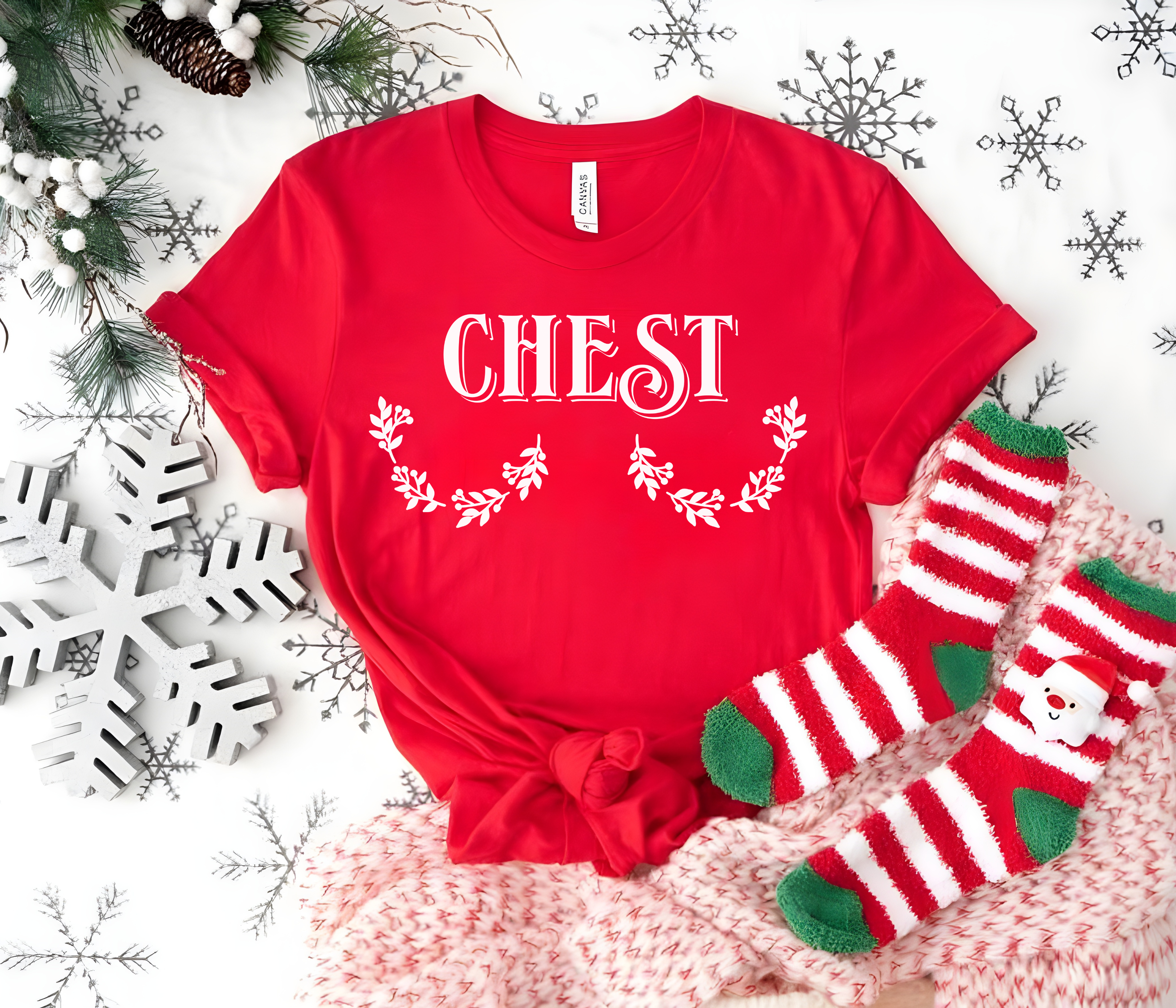 Matching Couple Tees – Festive and Funny Holiday Style product thumbnail image Matching Couple Tees – Festive and Funny Holiday Style product thumbnail image