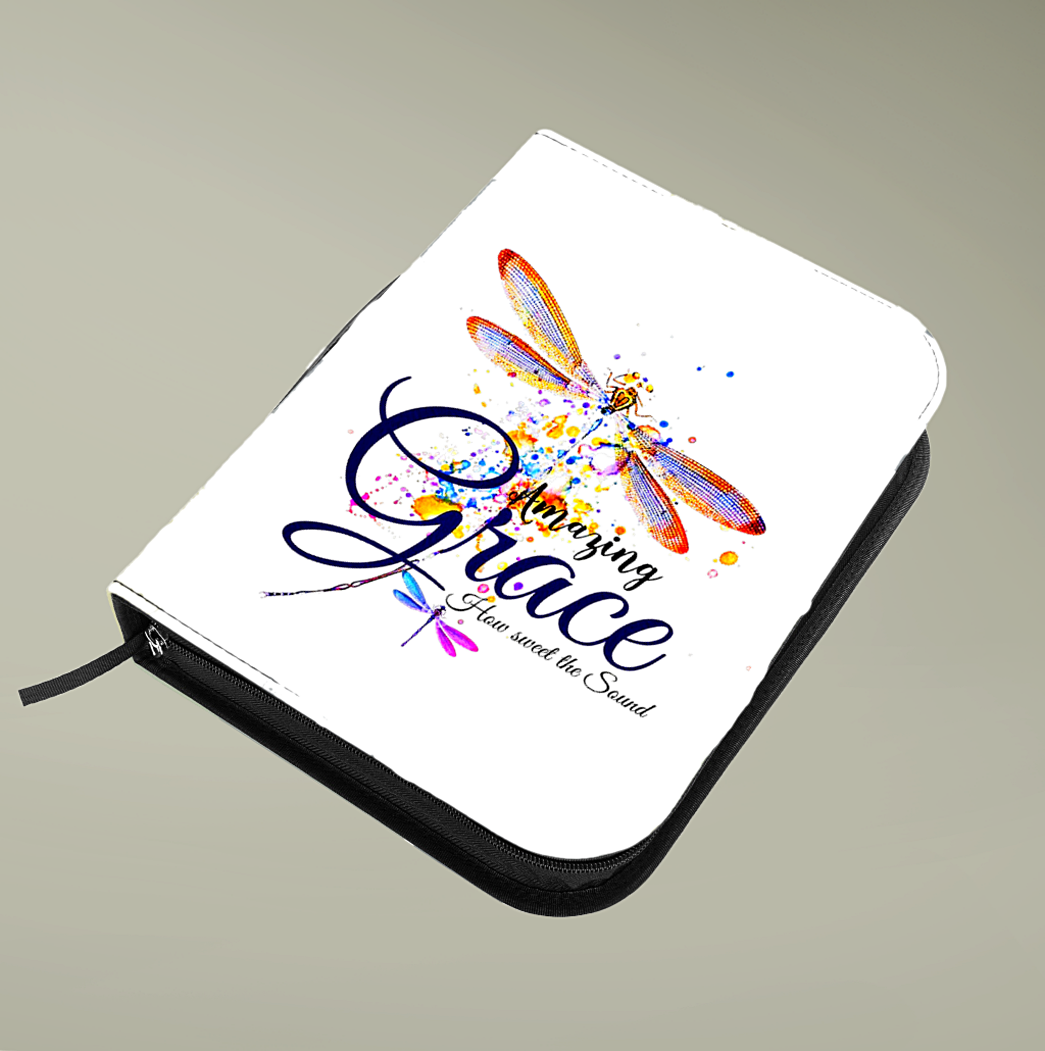 Amazing grace dragonfly splatter Bible Cover product thumbnail image Amazing grace dragonfly splatter Bible Cover product thumbnail image