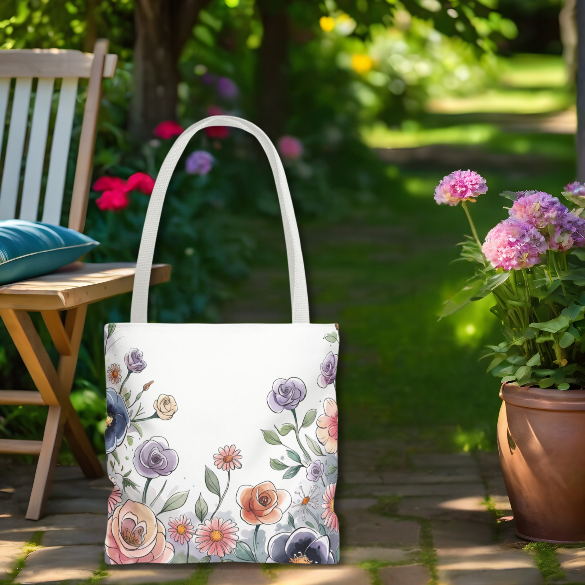 Blooming Beauty Tote Bag All-Over Print Tote Bag product thumbnail image Blooming Beauty Tote Bag All-Over Print Tote Bag product thumbnail image