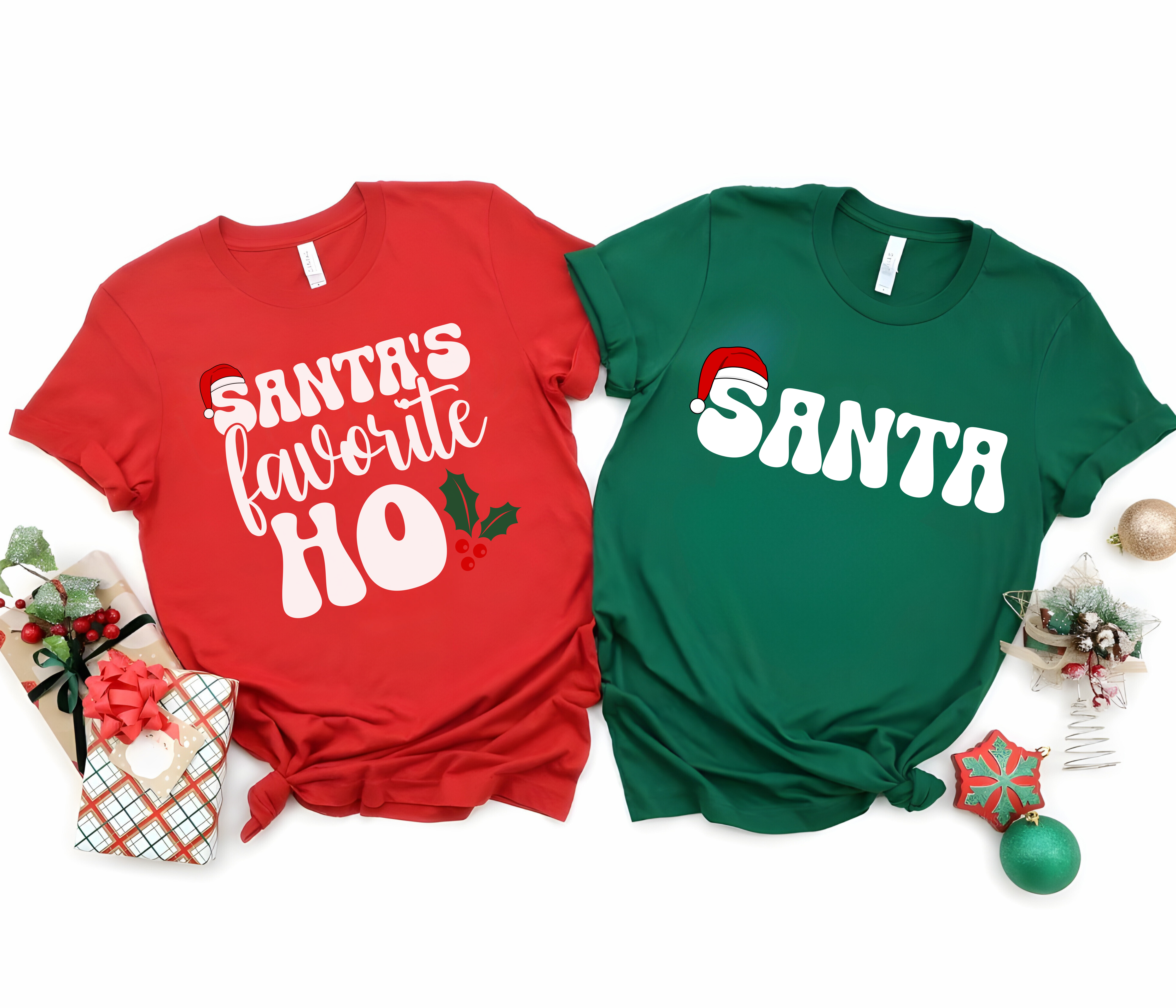 Christmas Couples Matching Seasonal T-shirts product thumbnail image Christmas Couples Matching Seasonal T-shirts product thumbnail image