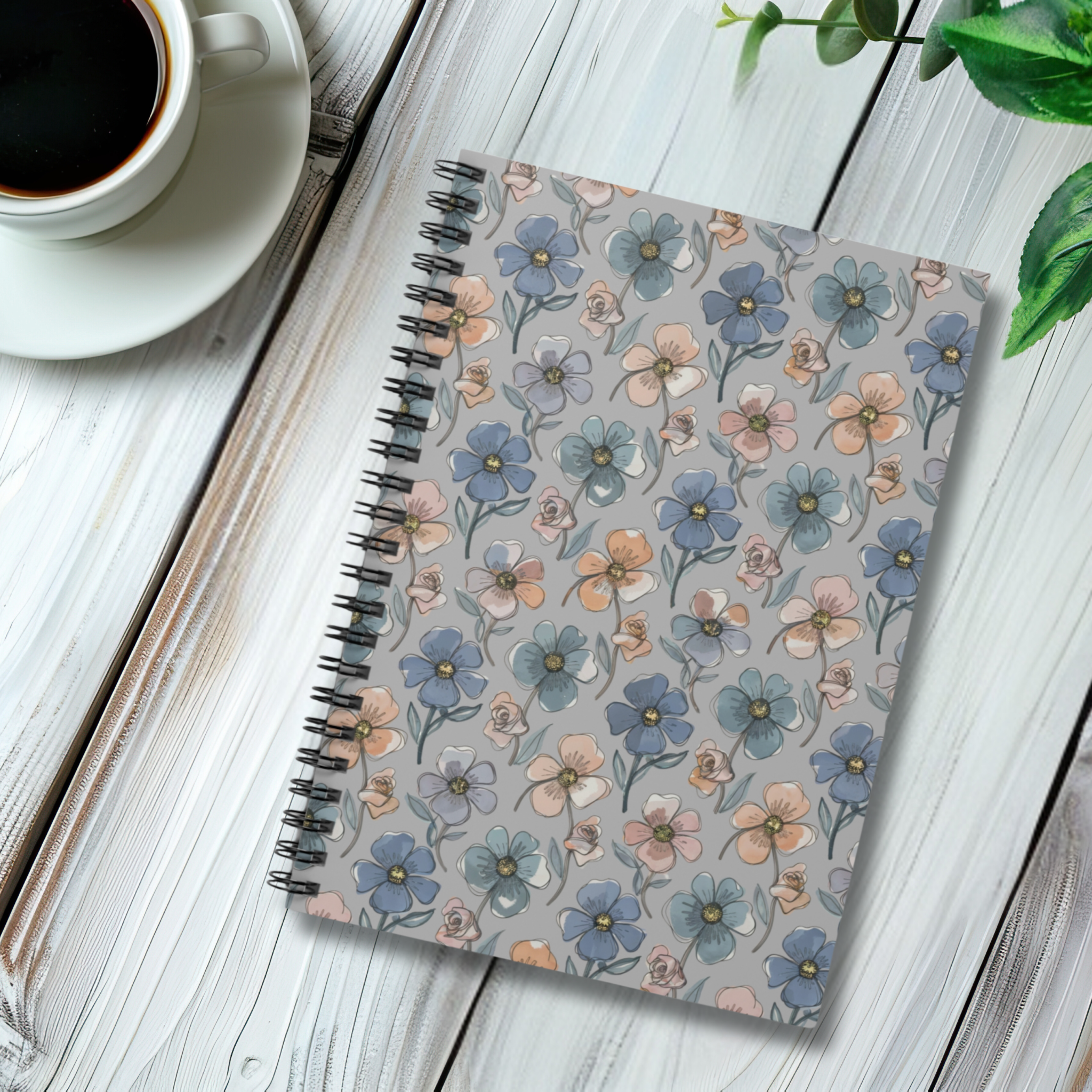 Whimsical Blooms Spiral Notebook - Ruled Line product thumbnail image Whimsical Blooms Spiral Notebook - Ruled Line product thumbnail image