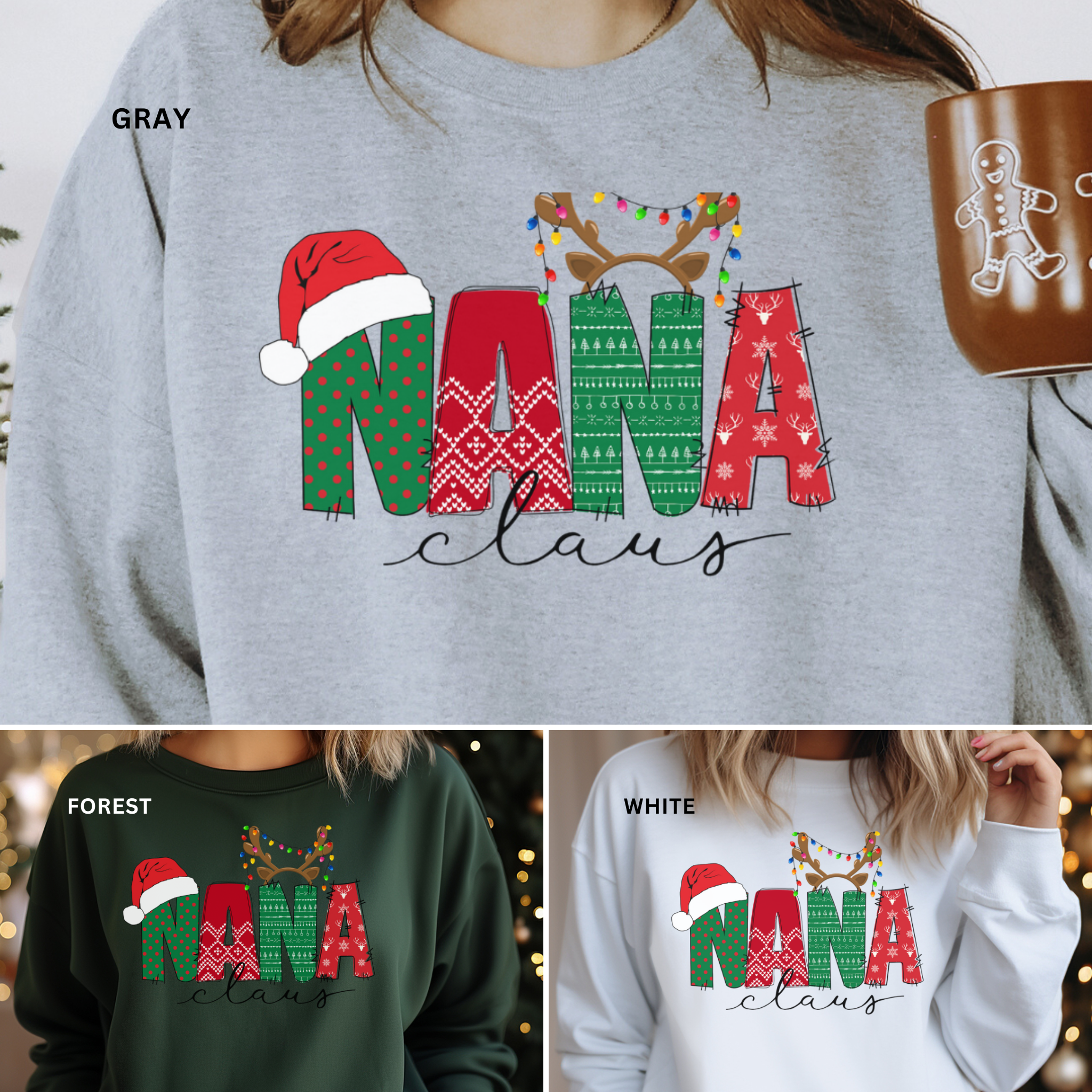 NANA CLAUS SWEATSHIRT