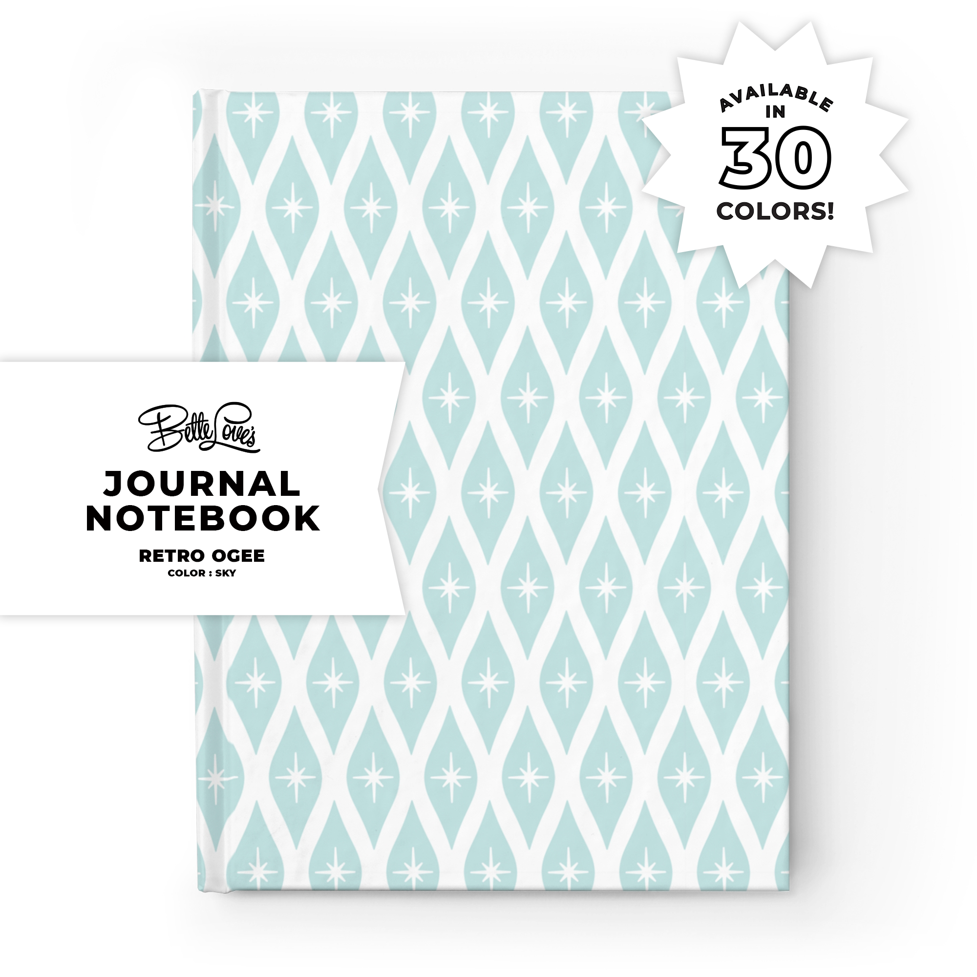 Retro Ogee Journal in Sky product thumbnail image Retro Ogee Journal in Sky product thumbnail image