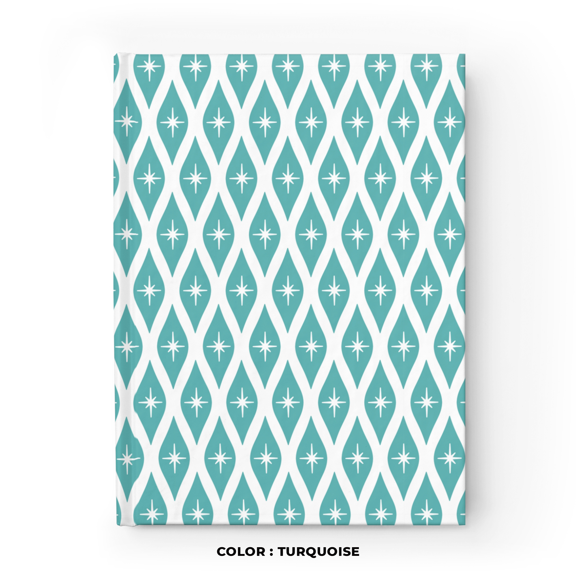 Retro Ogee Journal in Turquoise product thumbnail image Retro Ogee Journal in Turquoise product thumbnail image
