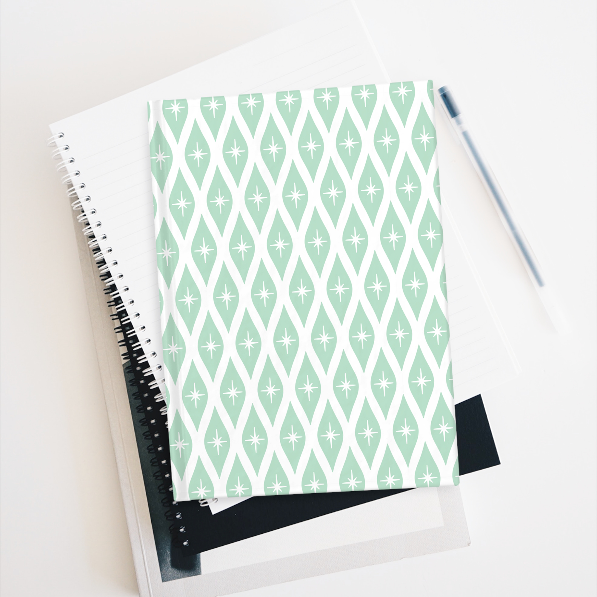 Retro Ogee Journal in Mint product thumbnail image Retro Ogee Journal in Mint product thumbnail image