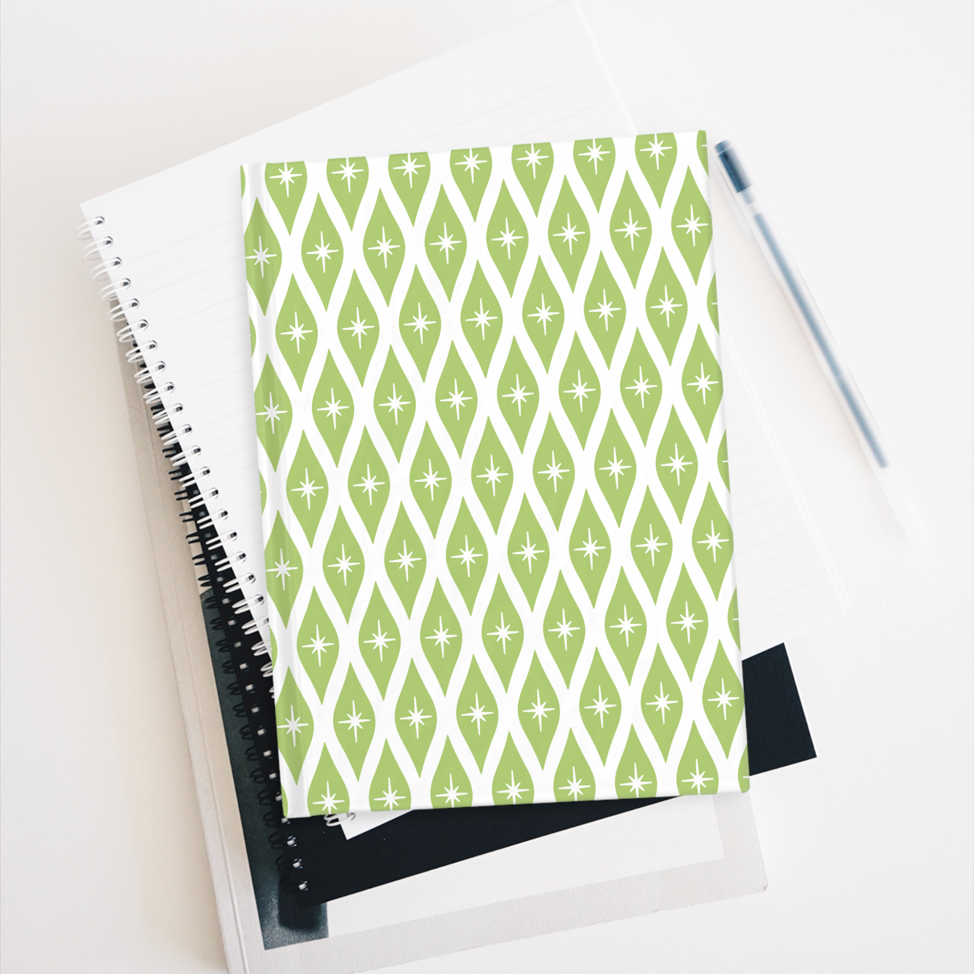 Retro Ogee Journal in Lime product thumbnail image Retro Ogee Journal in Lime product thumbnail image