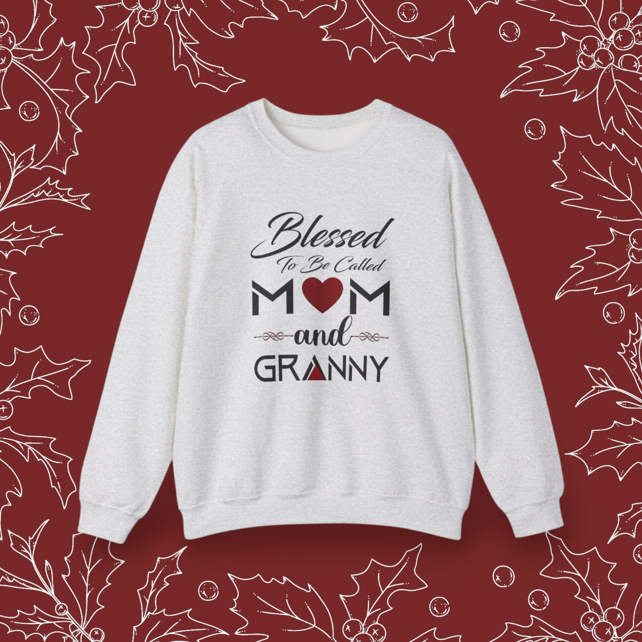 Blessed Mom and Granny Sweatshirt product thumbnail image Blessed Mom and Granny Sweatshirt product thumbnail image