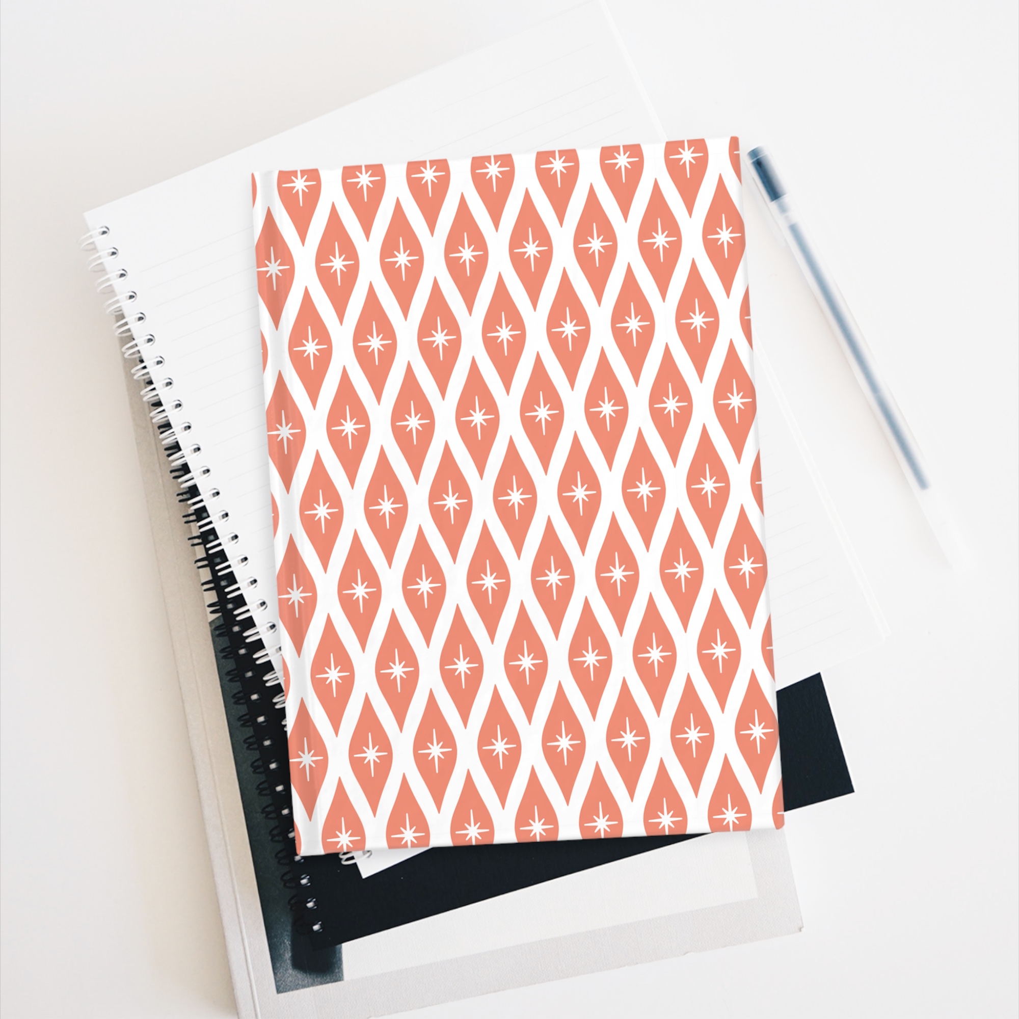 Retro Ogee Journal in Grapefruit product thumbnail image Retro Ogee Journal in Grapefruit product thumbnail image