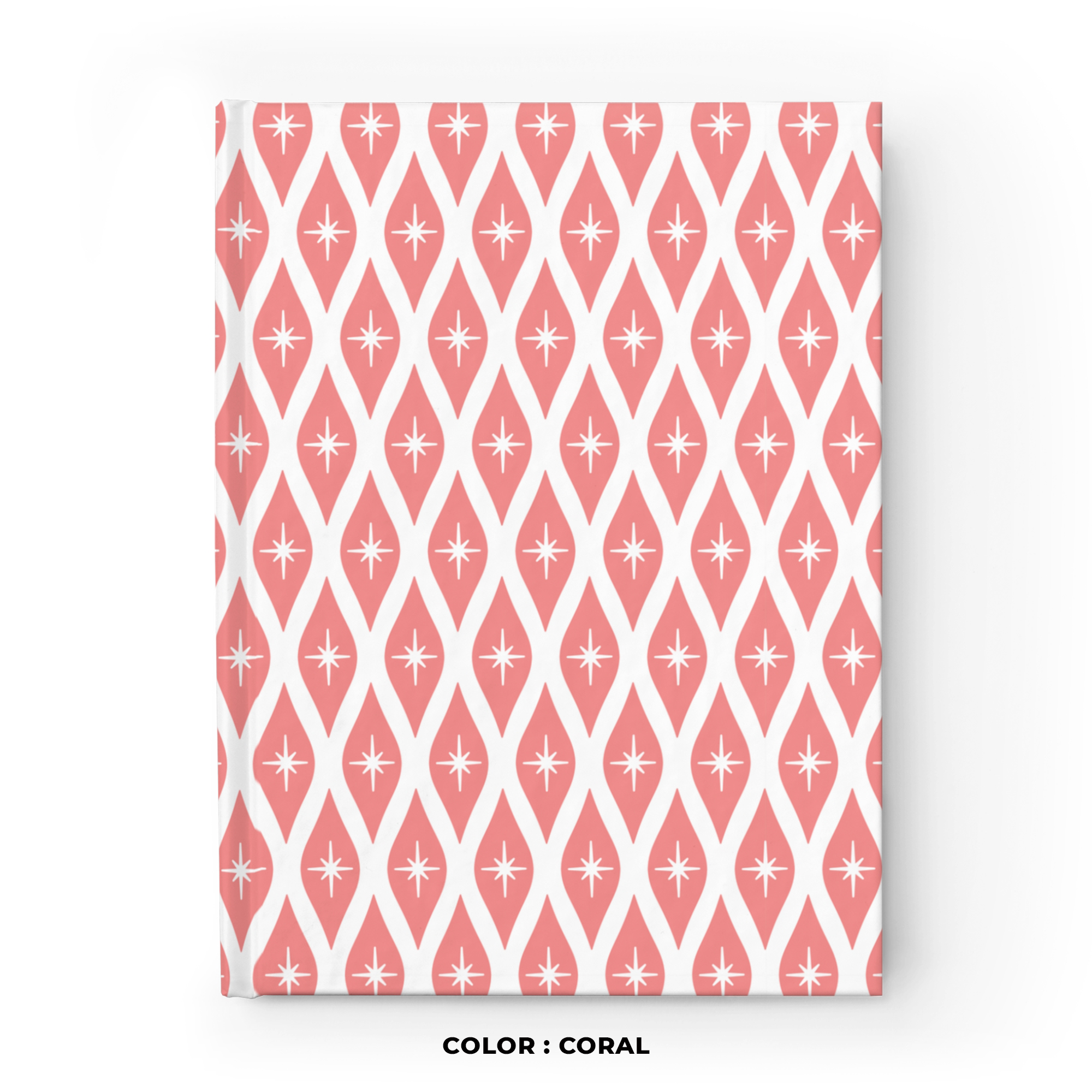 Retro Ogee Journal in Coral product thumbnail image Retro Ogee Journal in Coral product thumbnail image
