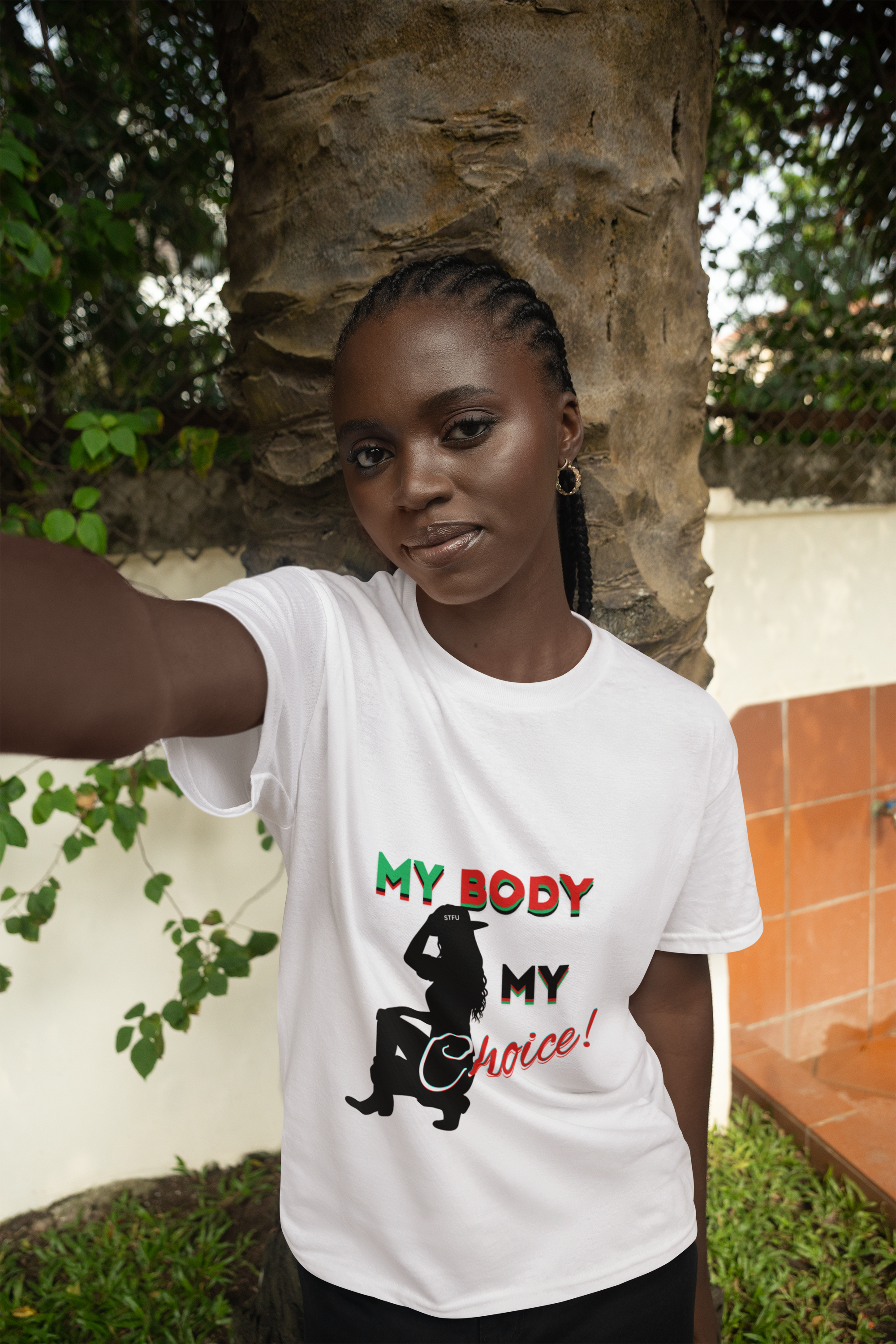 "My Body My Choice" Women's Favorite Tee product thumbnail image